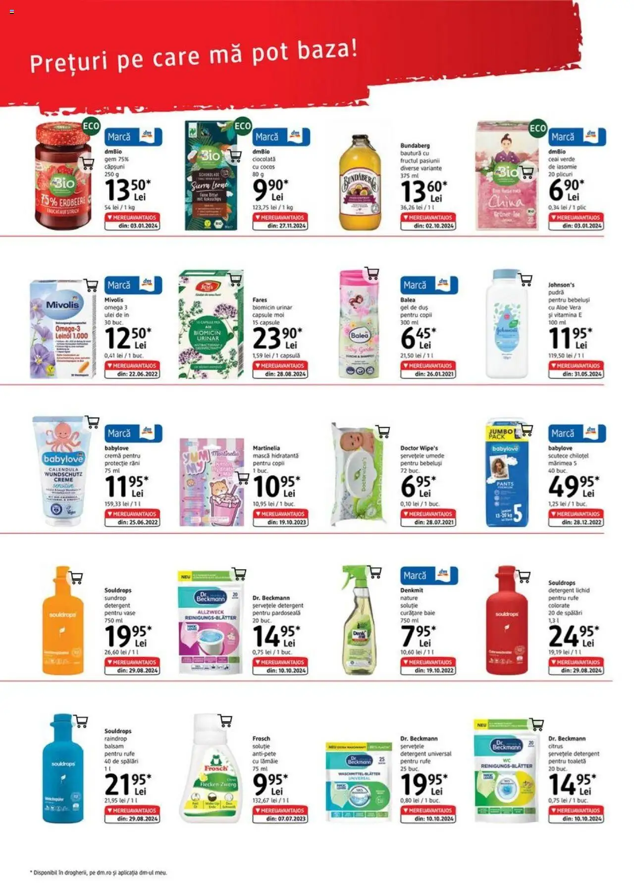 Catalog DM Drogerie Markt 23 Ianuarie - 18 Februarie 2025 | Pagina 3 | Produse: Toaletă, Duș, Ciocolată, Gel de duș