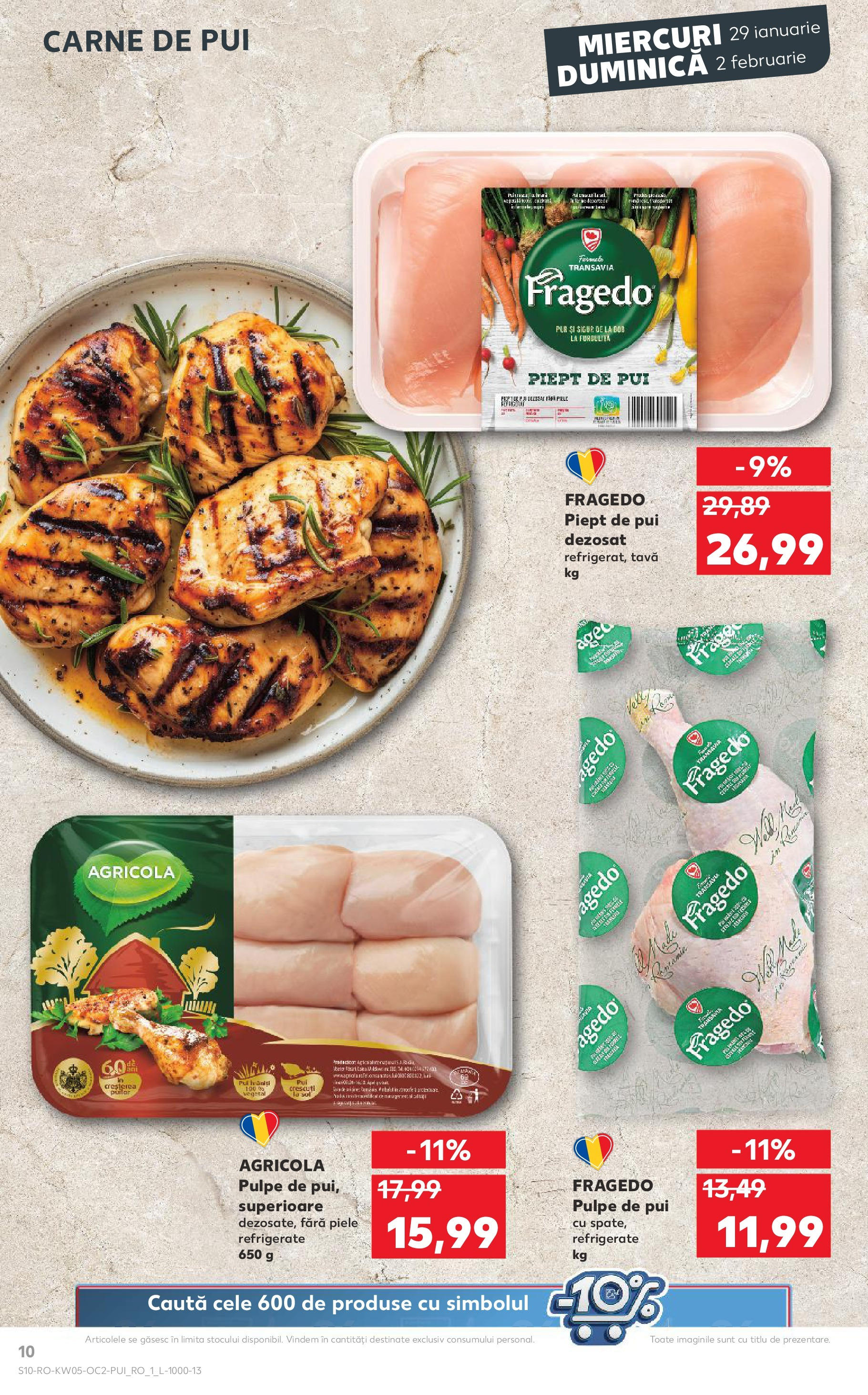 Catalog Kaufland 29 Ianuarie - 4 Februarie 2025 | Pagina 10 | Produse: Carne De Pui