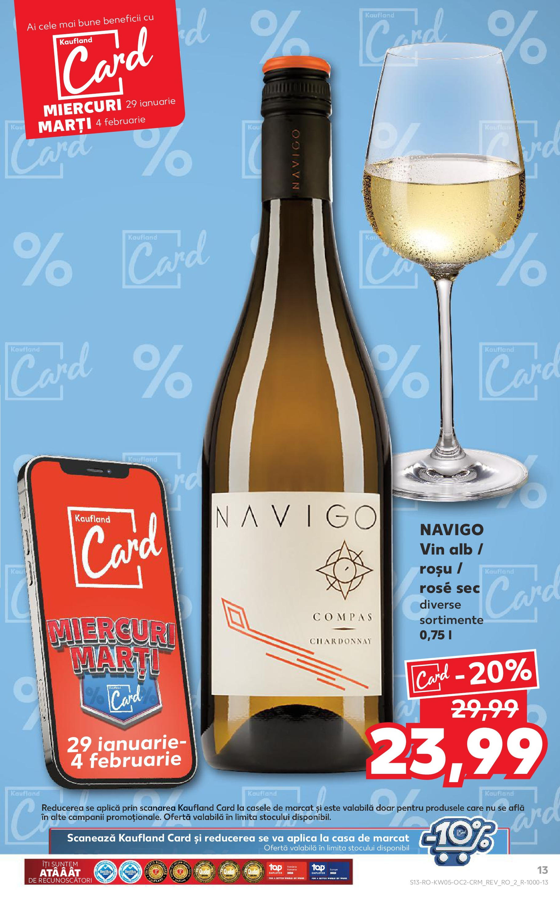 Catalog Kaufland 29 Ianuarie - 4 Februarie 2025 | Pagina 13 | Produse: Vin