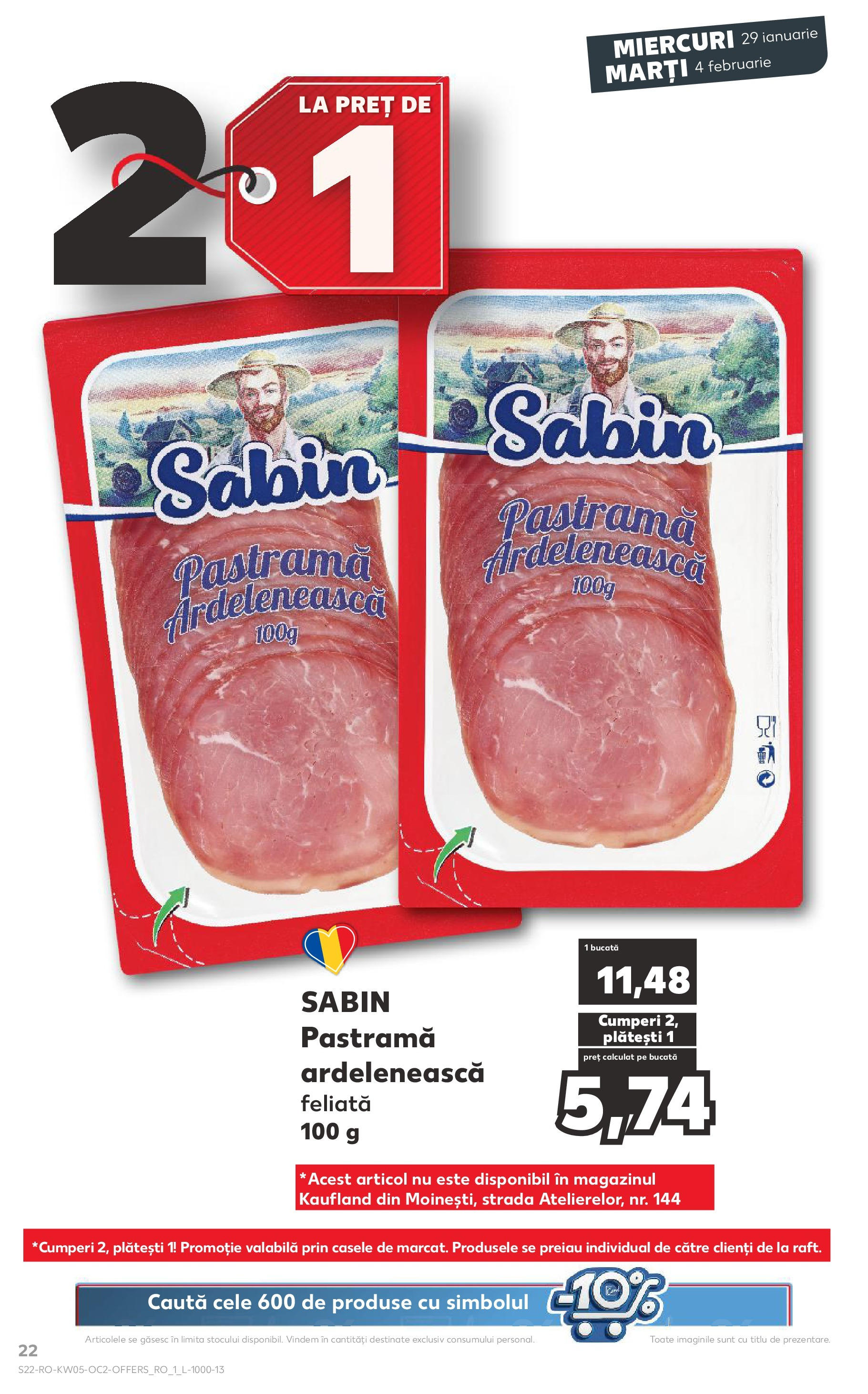 Catalog Kaufland 29 Ianuarie - 4 Februarie 2025 | Pagina 22
