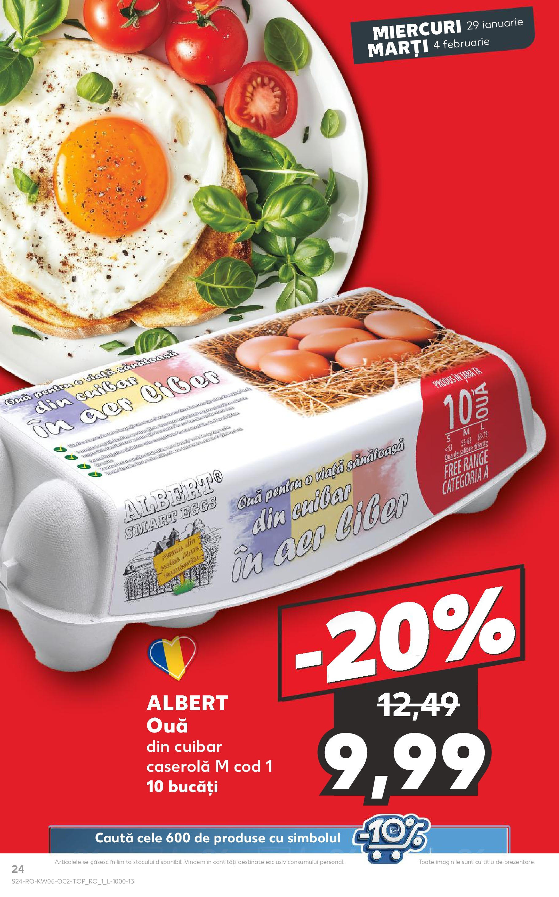 Catalog Kaufland 29 Ianuarie - 4 Februarie 2025 | Pagina 24 | Produse: Ouă