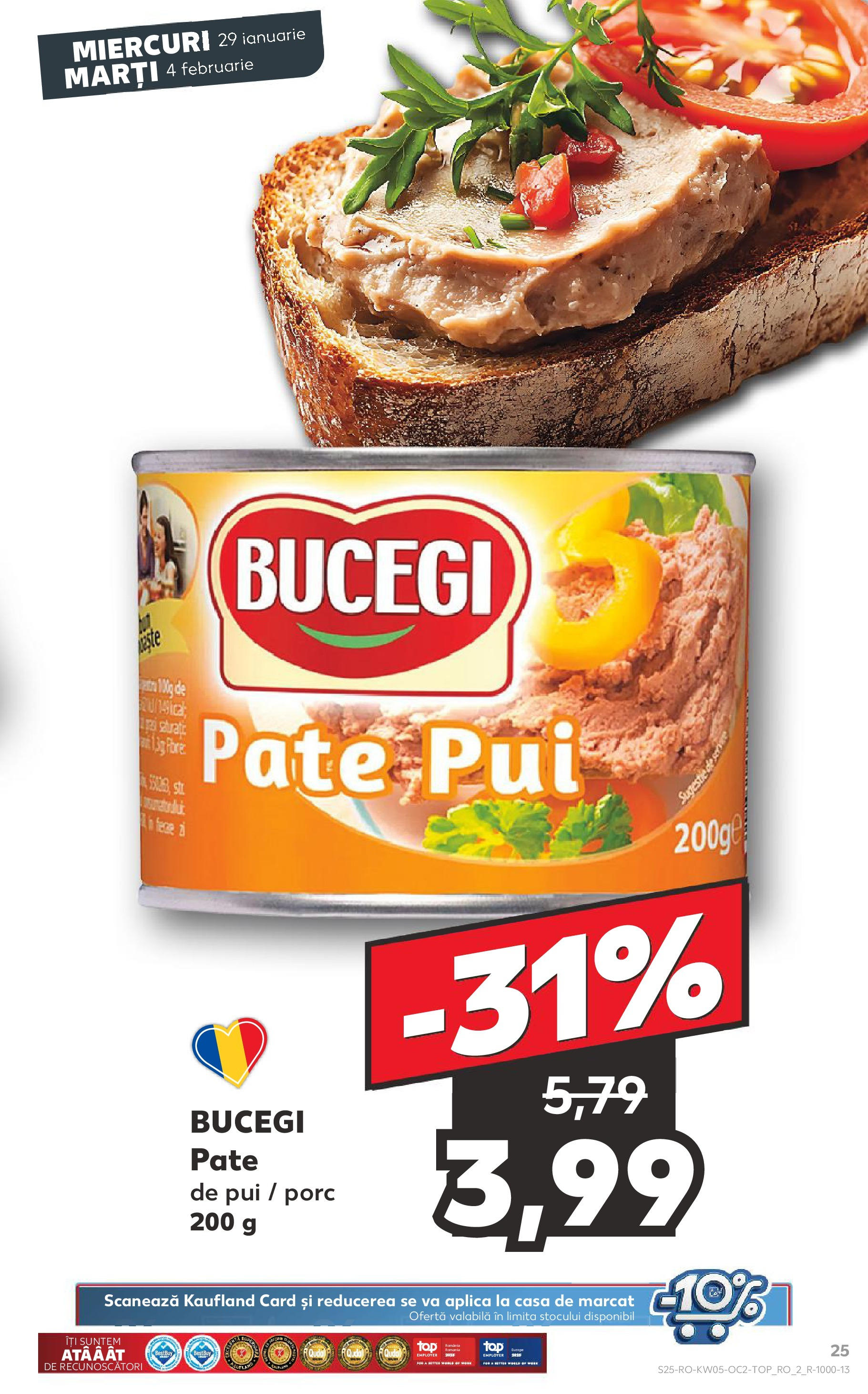 Catalog Kaufland 29 Ianuarie - 4 Februarie 2025 | Pagina 25 | Produse: Pate