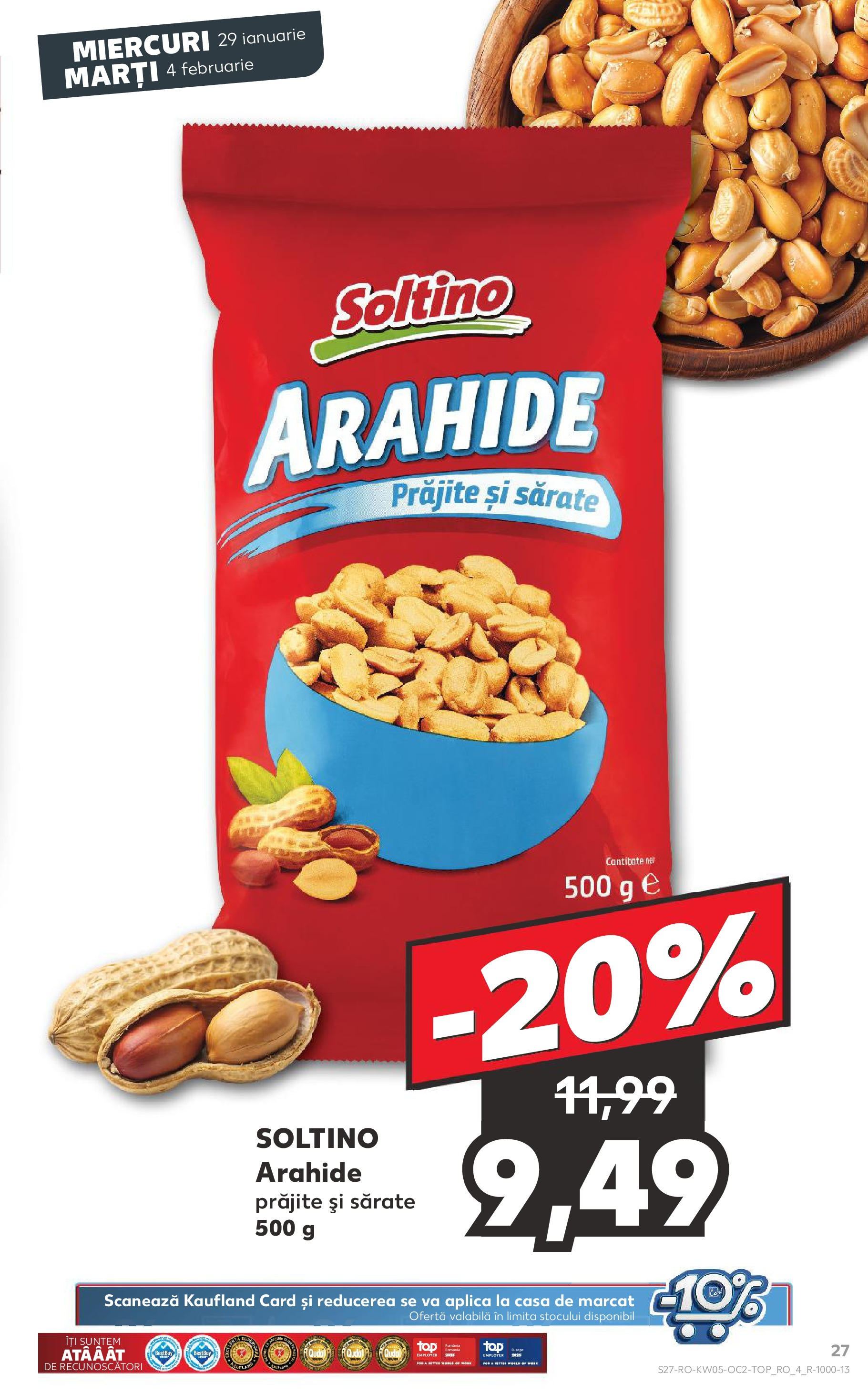 Catalog Kaufland 29 Ianuarie - 4 Februarie 2025 | Pagina 27 | Produse: Arahide