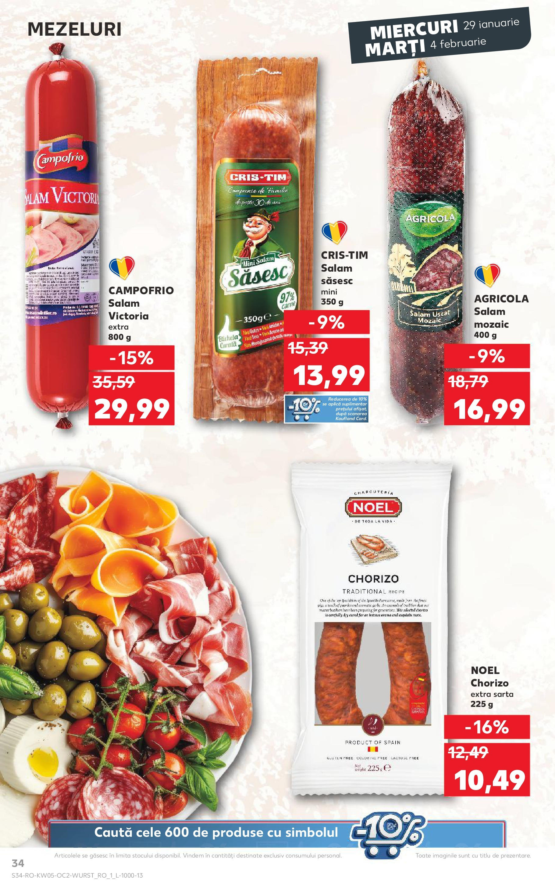Catalog Kaufland 29 Ianuarie - 4 Februarie 2025 | Pagina 34 | Produse: Salam