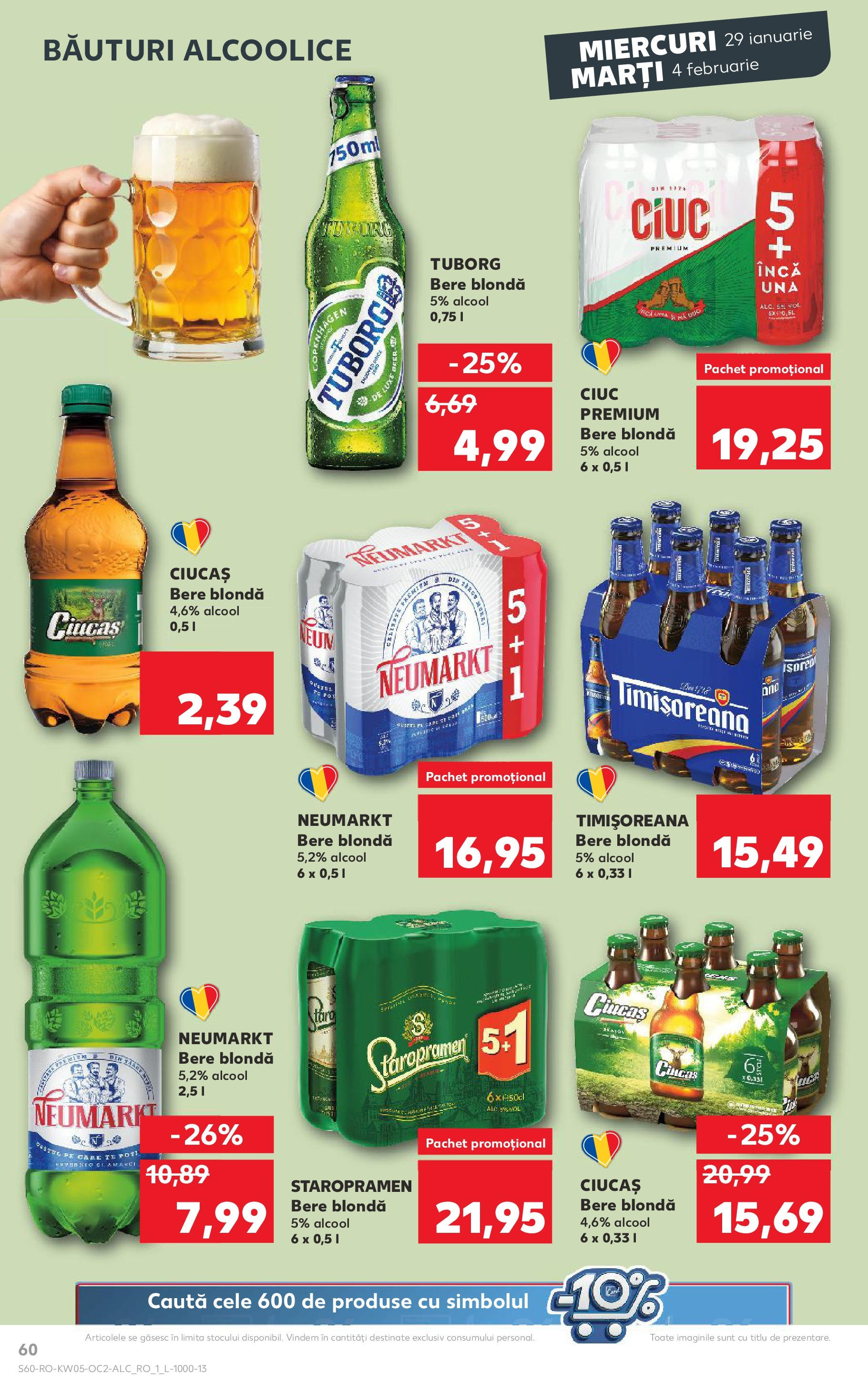 Catalog Kaufland 29 Ianuarie - 4 Februarie 2025 | Pagina 60 | Produse: Bere