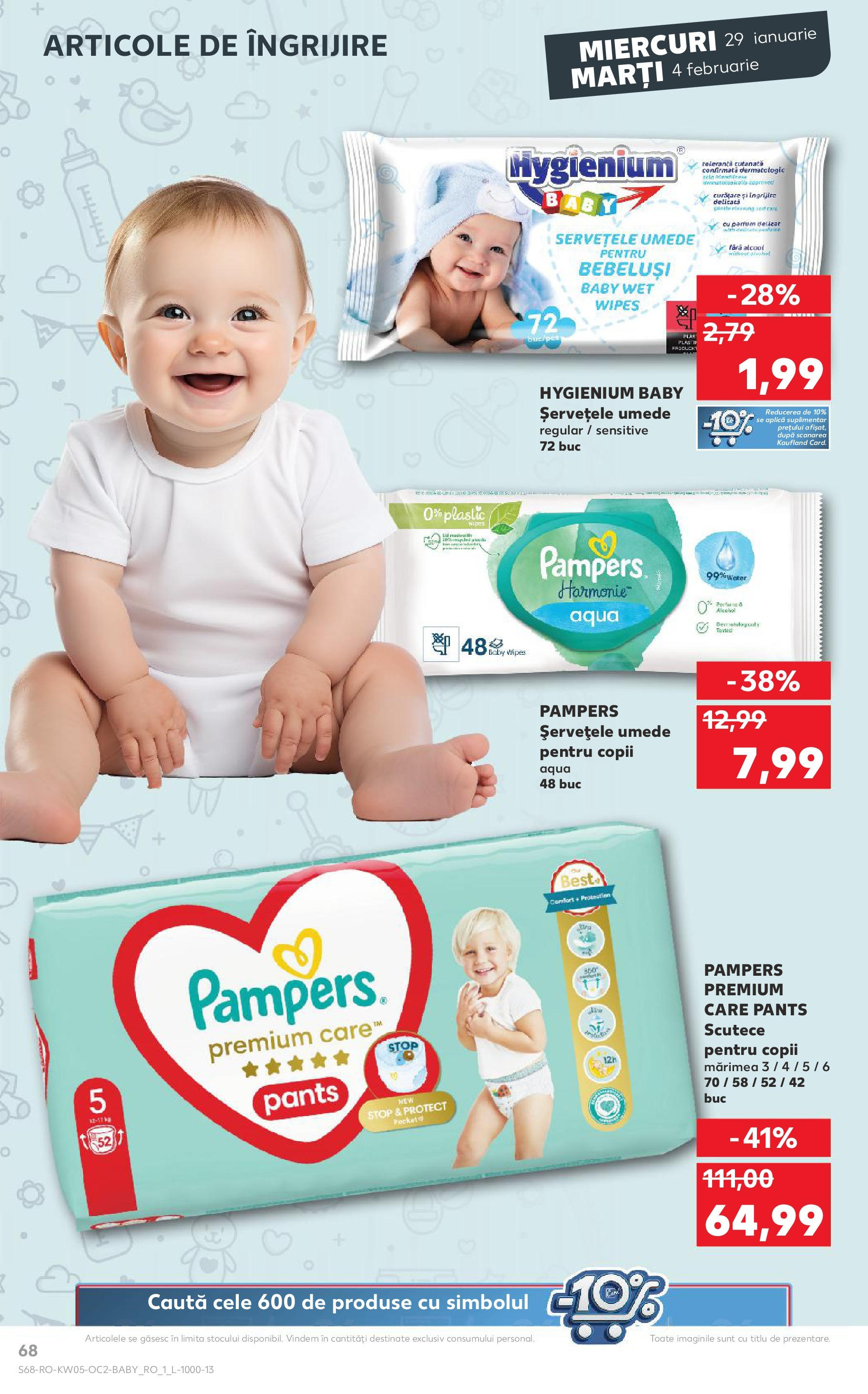 Catalog Kaufland 29 Ianuarie - 4 Februarie 2025 | Pagina 68 | Produse: Parfum, Șervețele umede, Scutece