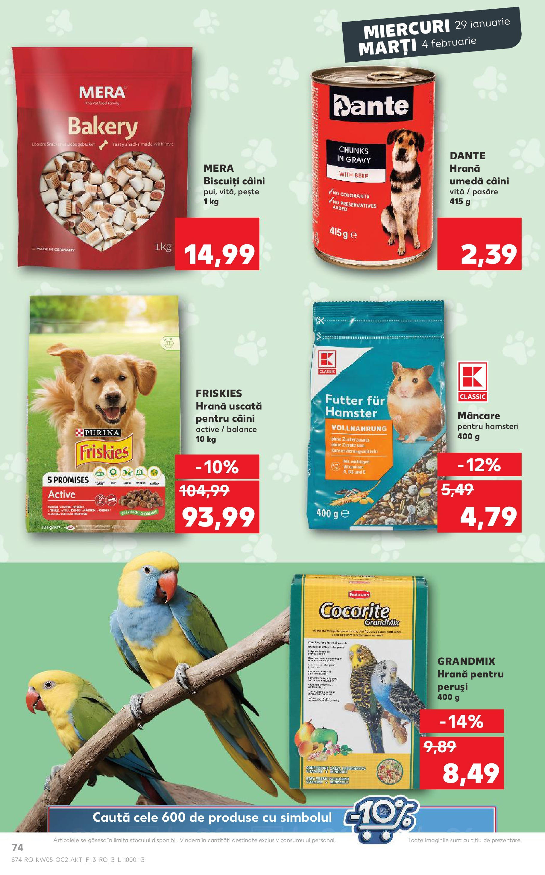 Catalog Kaufland 29 Ianuarie - 4 Februarie 2025 | Pagina 74 | Produse: Pește, Biscuiți