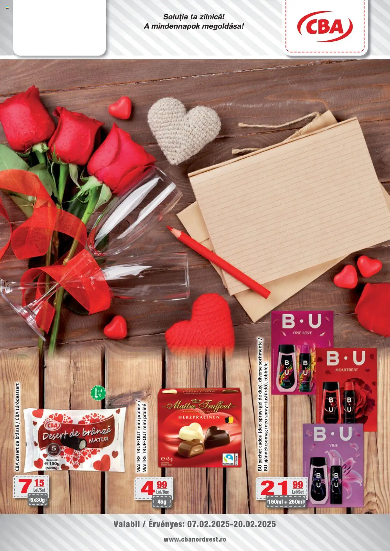 Catalog CBA 7 - 20 Februarie 2025 | Pagina 1 | Produse: Praline, Brânză