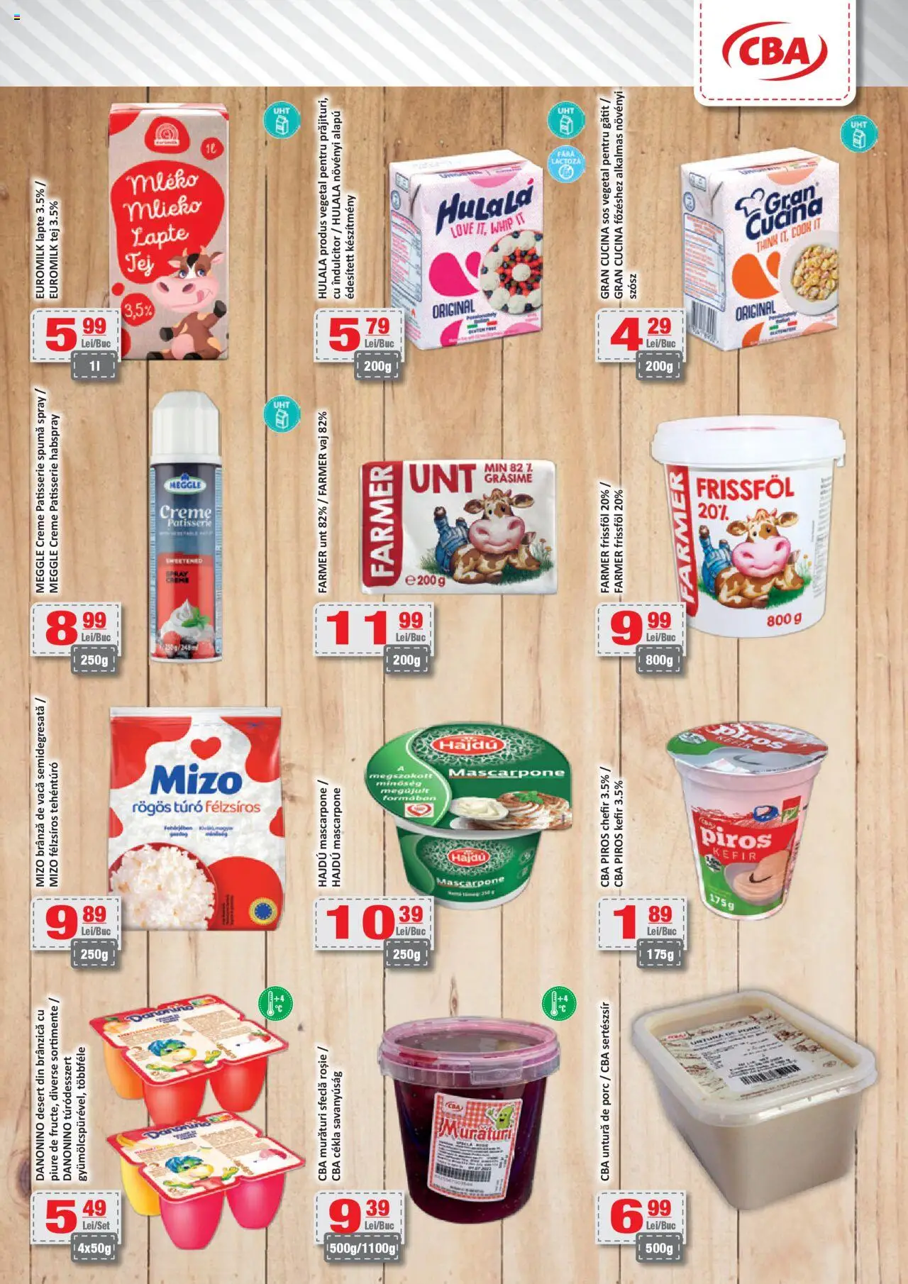 Catalog CBA 7 - 20 Februarie 2025 | Pagina 2 | Produse: Lapte, Unt, Kefir, Mascarpone