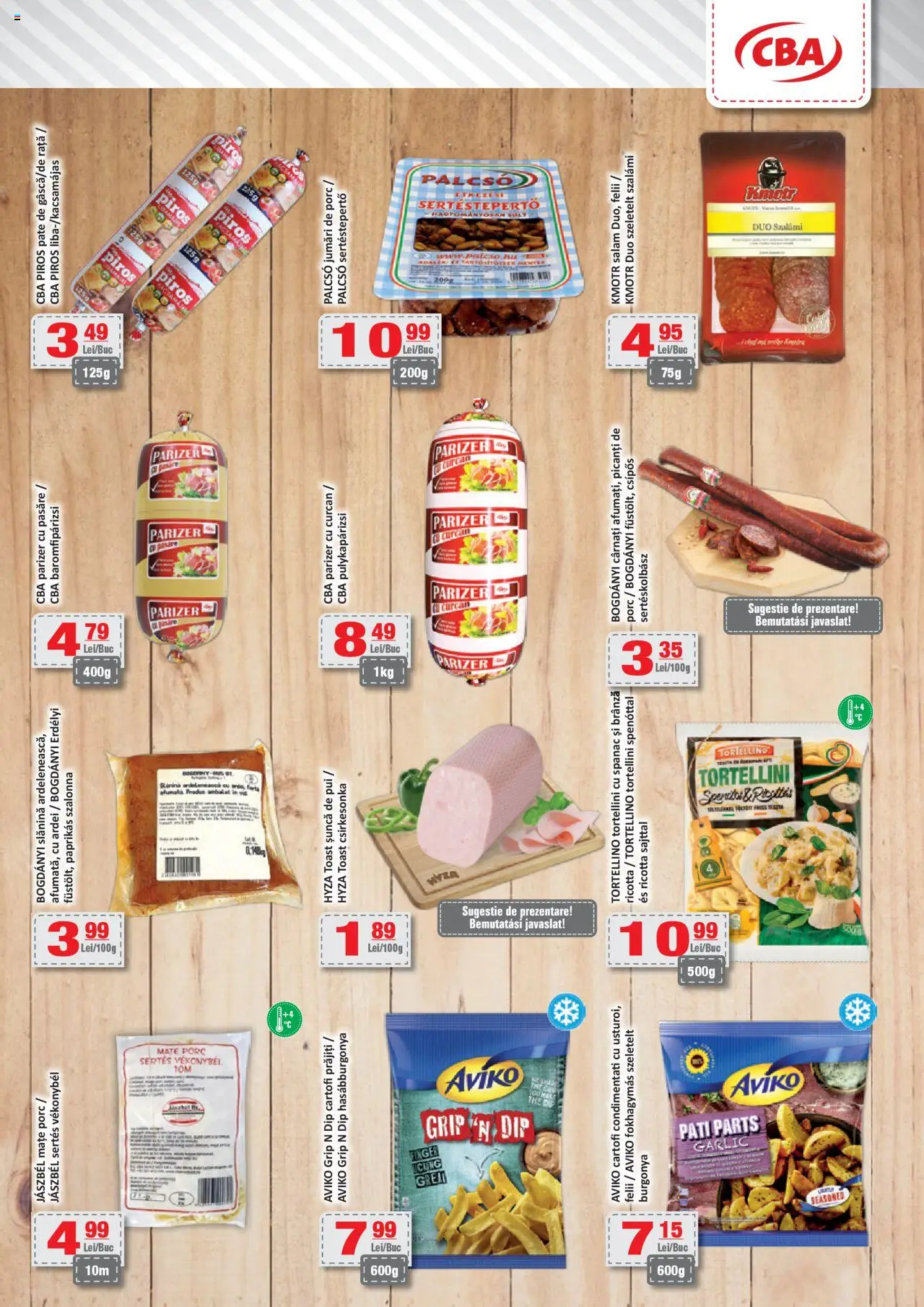 Catalog CBA 7 - 20 Februarie 2025 | Pagina 3 | Produse: Pate, Șuncă, Parizer, Cartofi