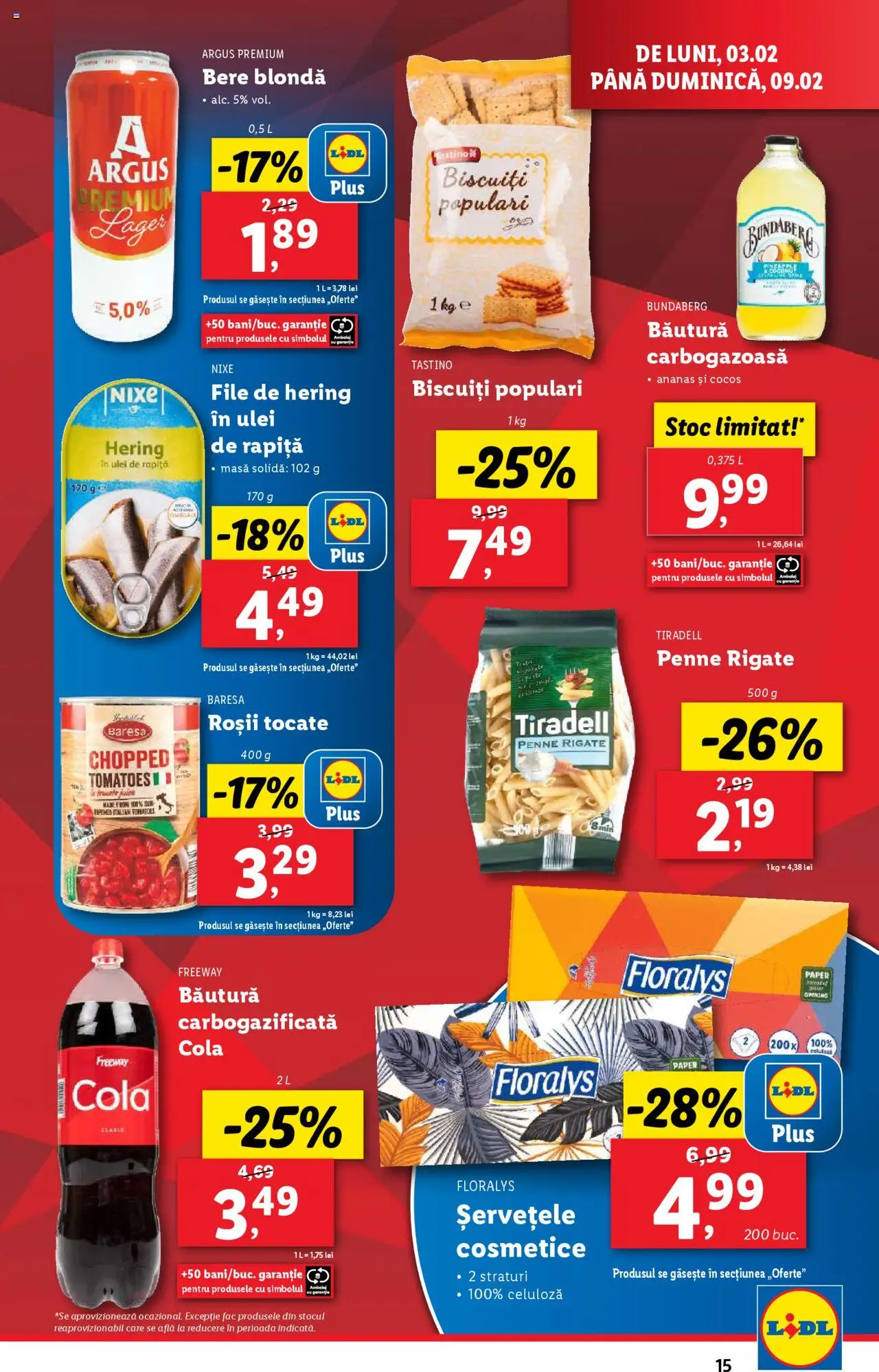 Catalog LIDL 3 - 9 Februarie 2025 | Pagina 15 | Produse: Ulei, Bere, Ananas, Biscuiți