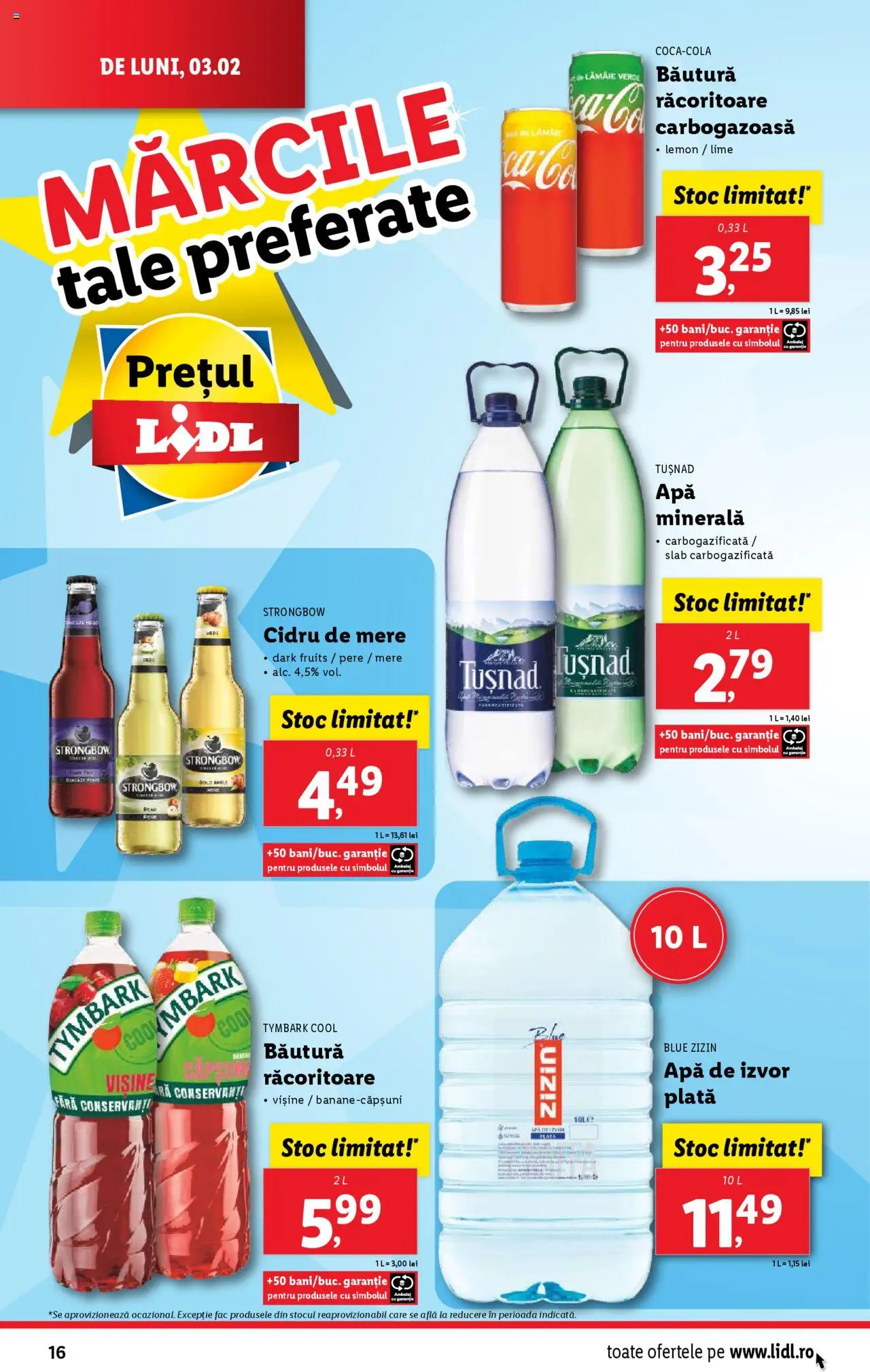Catalog LIDL 3 - 9 Februarie 2025 | Pagina 16 | Produse: Lime, Mere, Apă, Lămâie