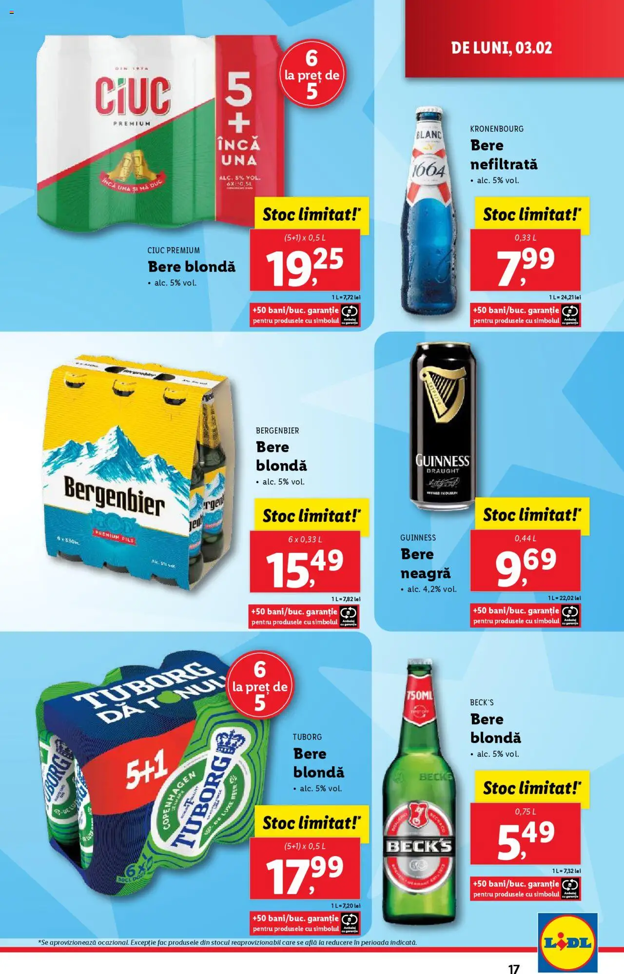 Catalog LIDL 3 - 9 Februarie 2025 | Pagina 17 | Produse: Bere