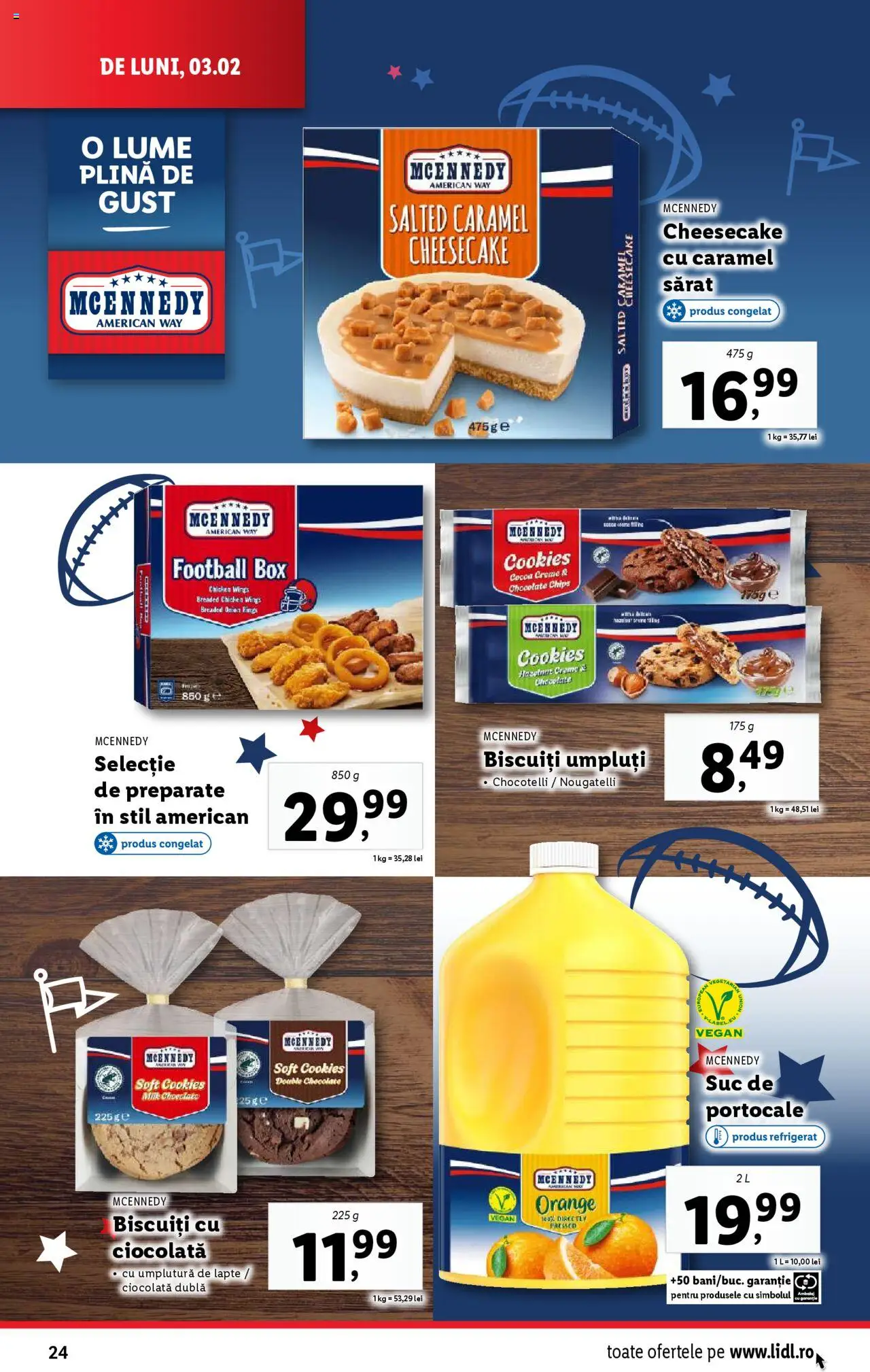 Catalog LIDL 3 - 9 Februarie 2025 | Pagina 24 | Produse: Ciocolată, Suc, Portocale, Biscuiți