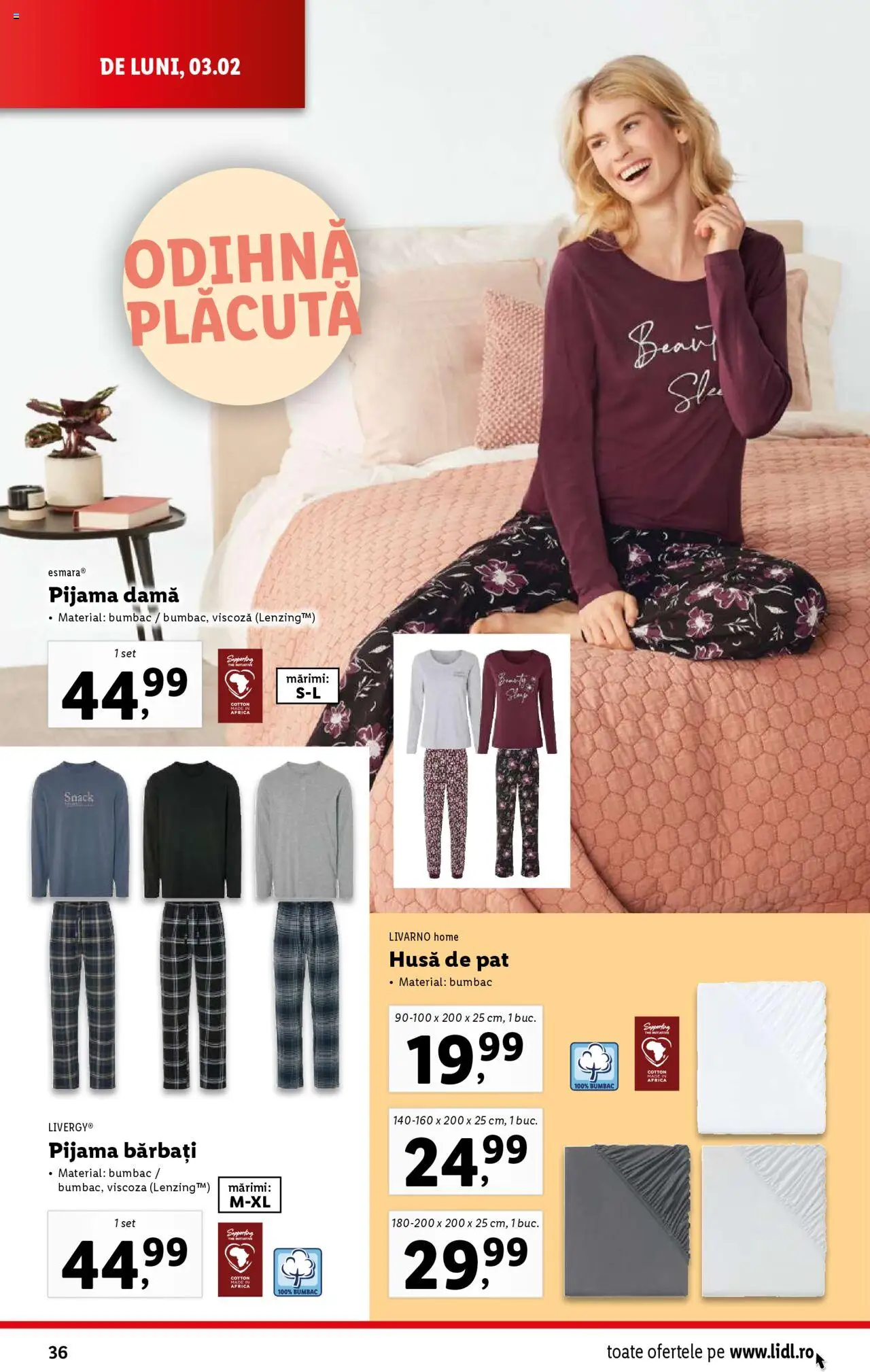 Catalog LIDL 3 - 9 Februarie 2025 | Pagina 36 | Produse: Pat