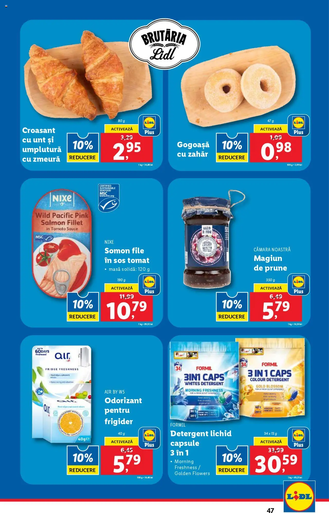 Catalog LIDL 3 - 9 Februarie 2025 | Pagina 47 | Produse: Frigider, Masă, Unt, Sos
