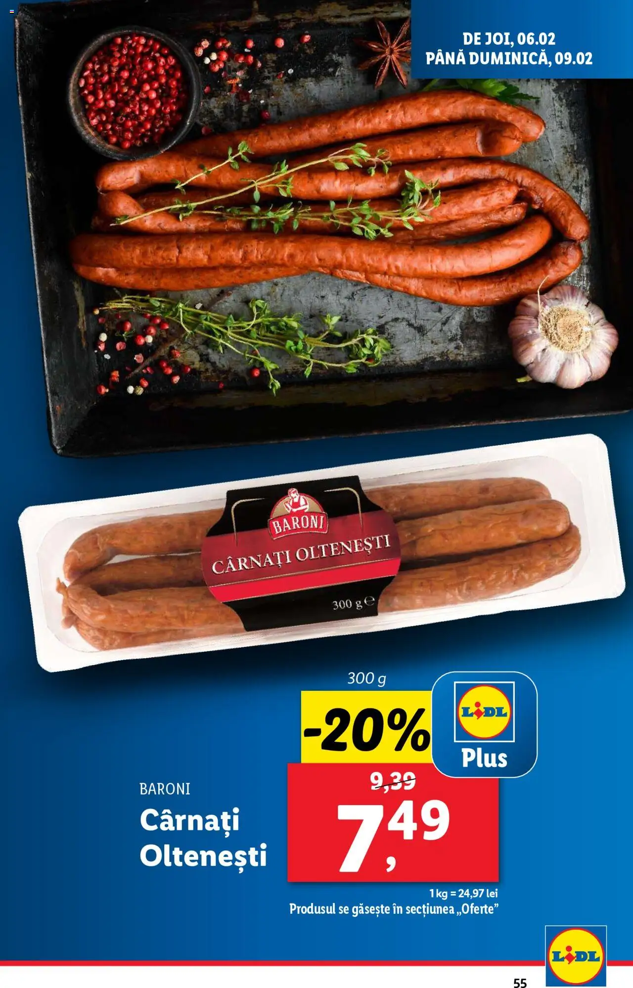 Catalog LIDL 3 - 9 Februarie 2025 | Pagina 55 | Produse: Cârnați