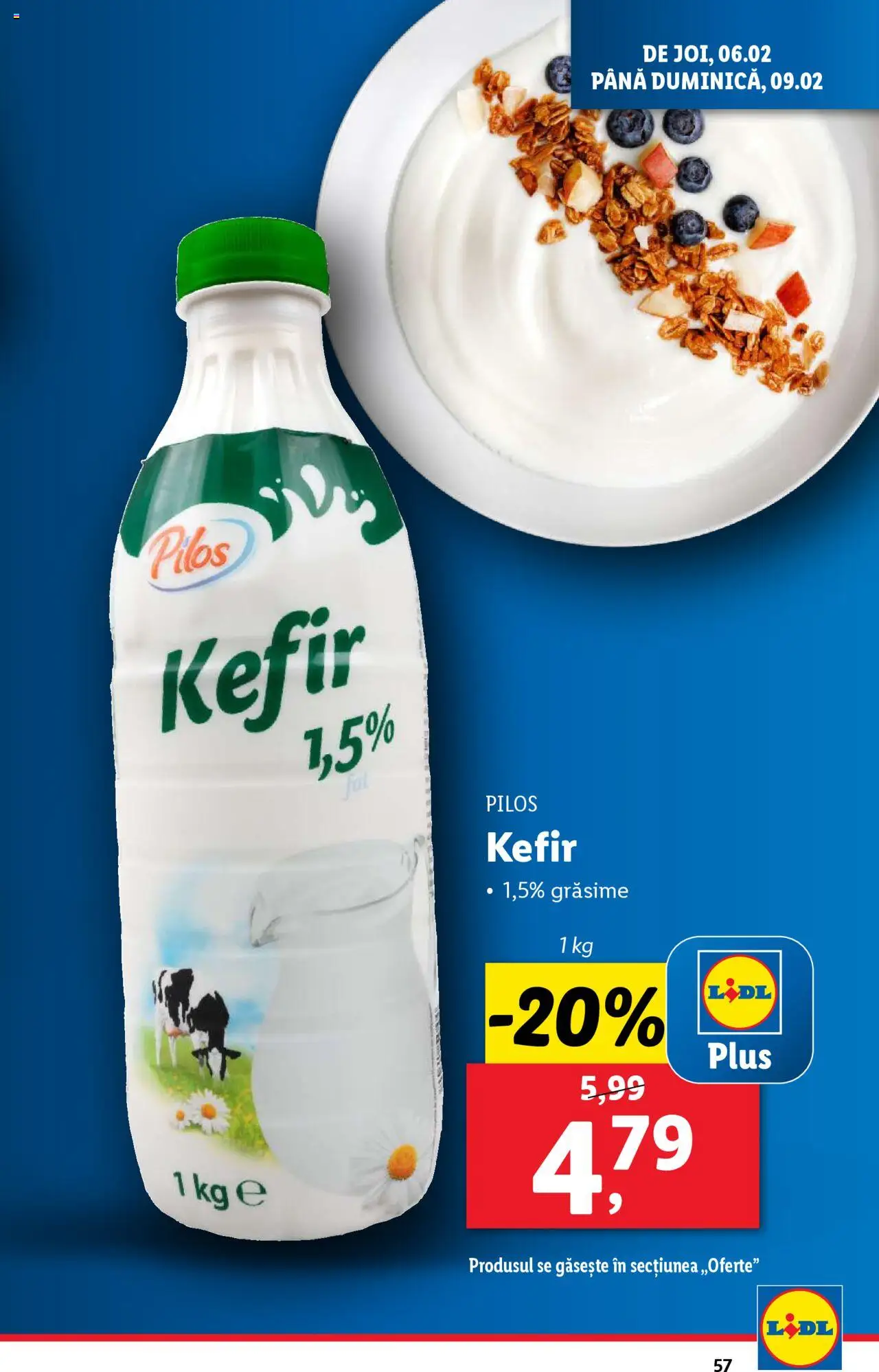 Catalog LIDL 3 - 9 Februarie 2025 | Pagina 57 | Produse: Kefir