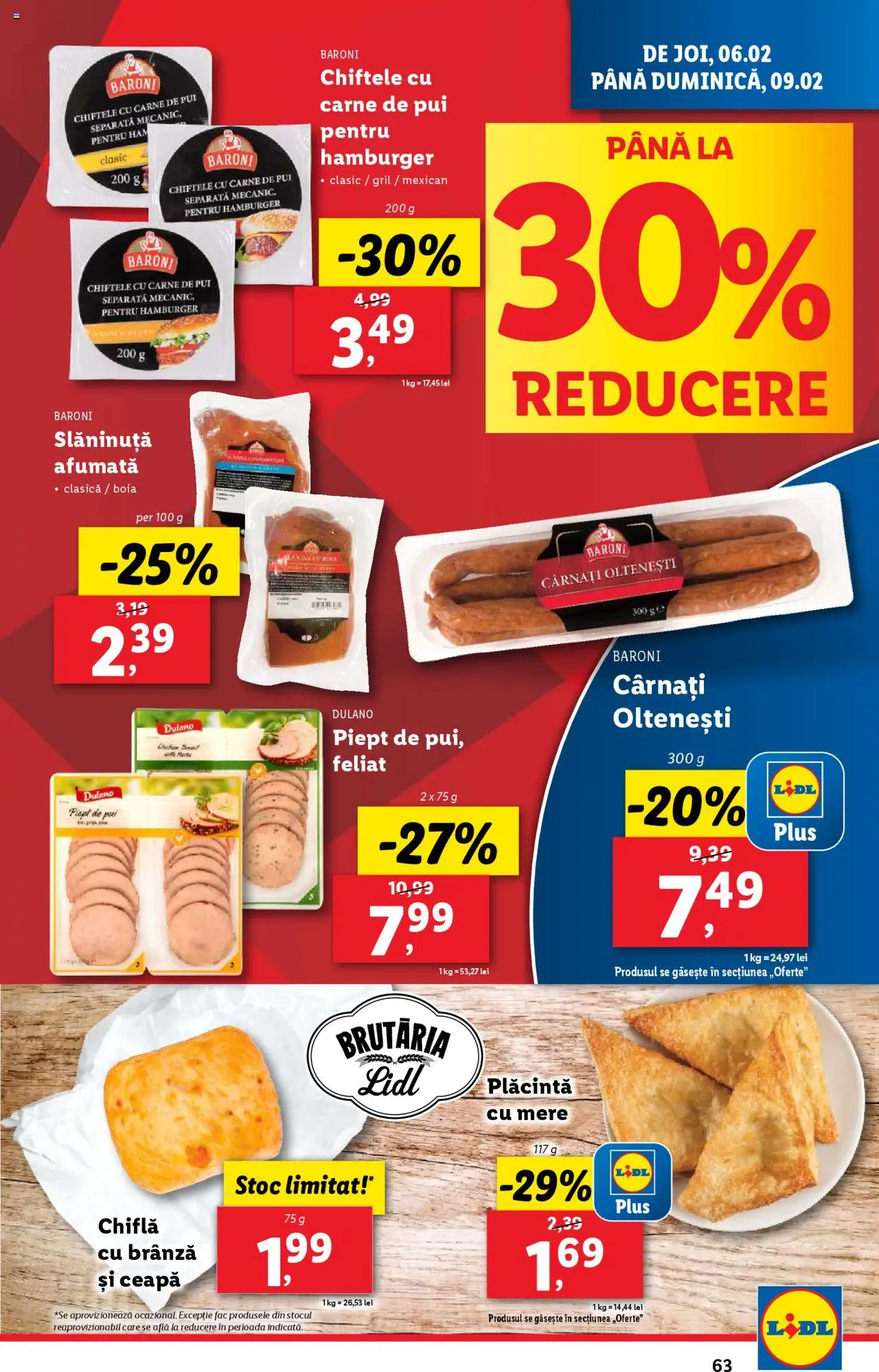 Catalog LIDL 3 - 9 Februarie 2025 | Pagina 63 | Produse: Brânză, Carne De Pui, Mere, Cârnați
