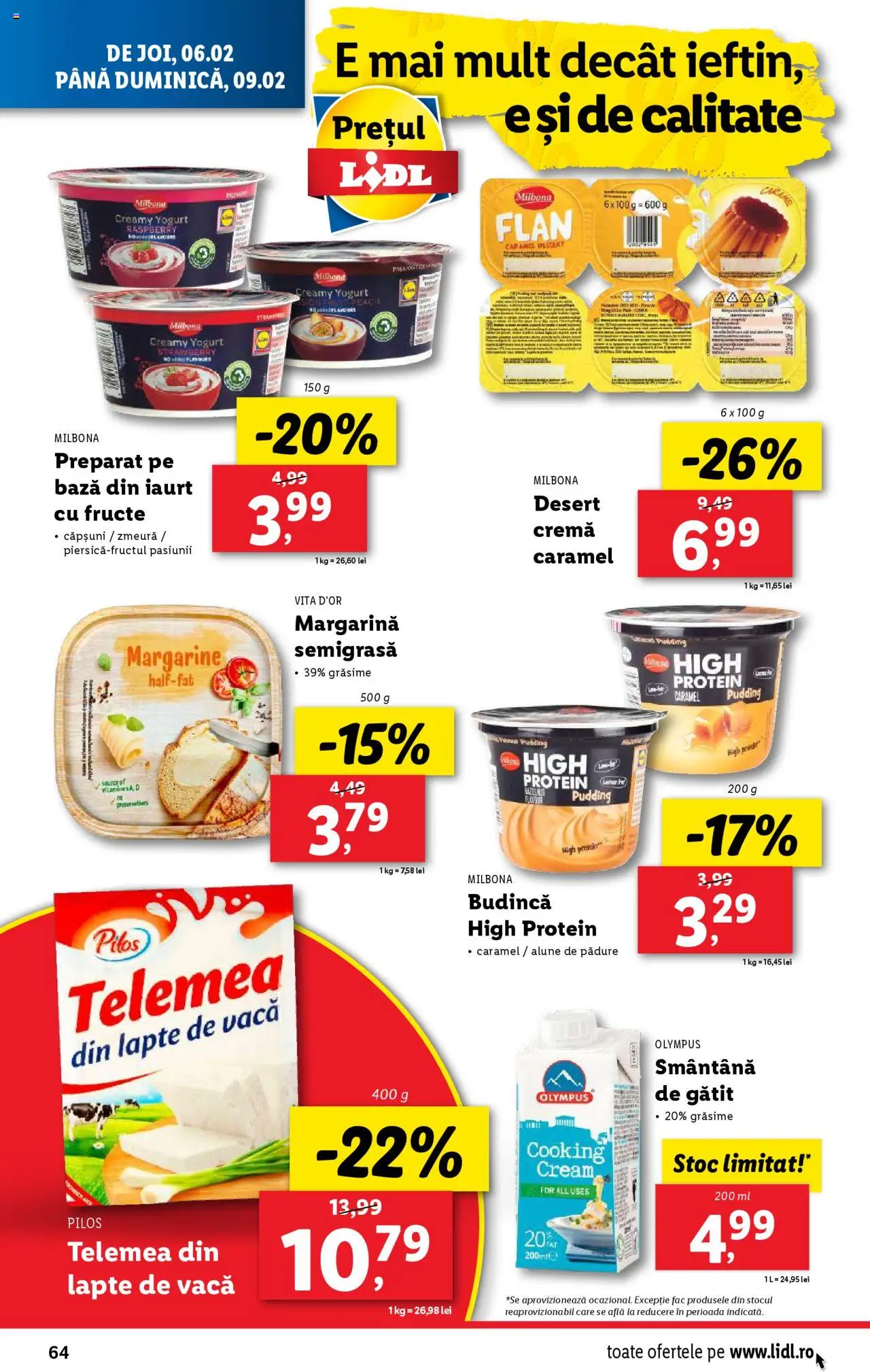 Catalog LIDL 3 - 9 Februarie 2025 | Pagina 64 | Produse: Zmeură, Alune, Cremă, Fructe