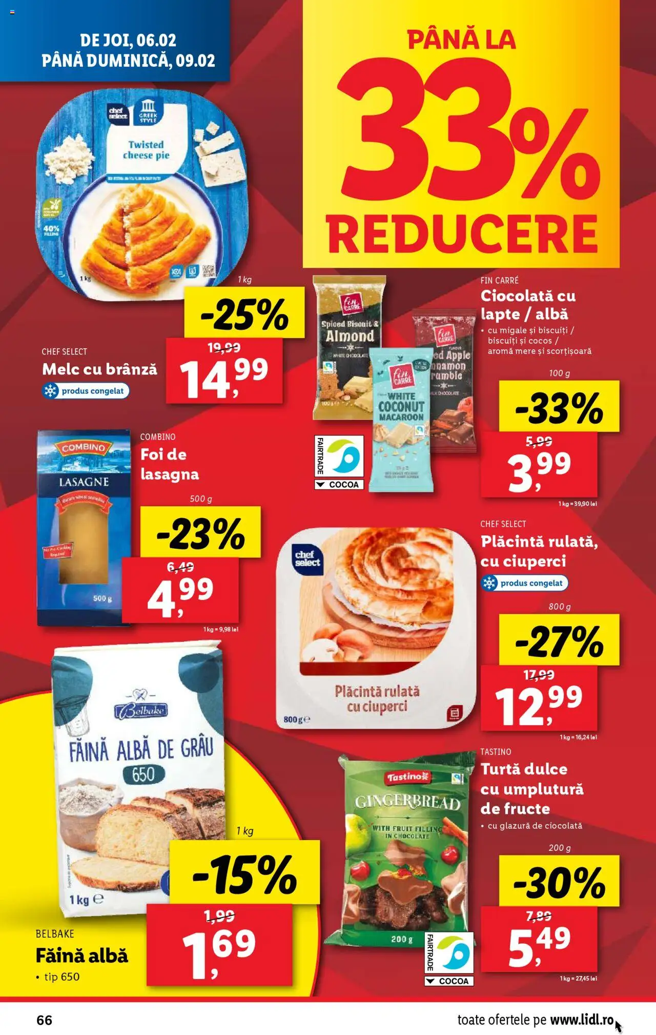 Catalog LIDL 3 - 9 Februarie 2025 | Pagina 66 | Produse: Lasagna, Ciuperci, Ciocolată, Turtă dulce
