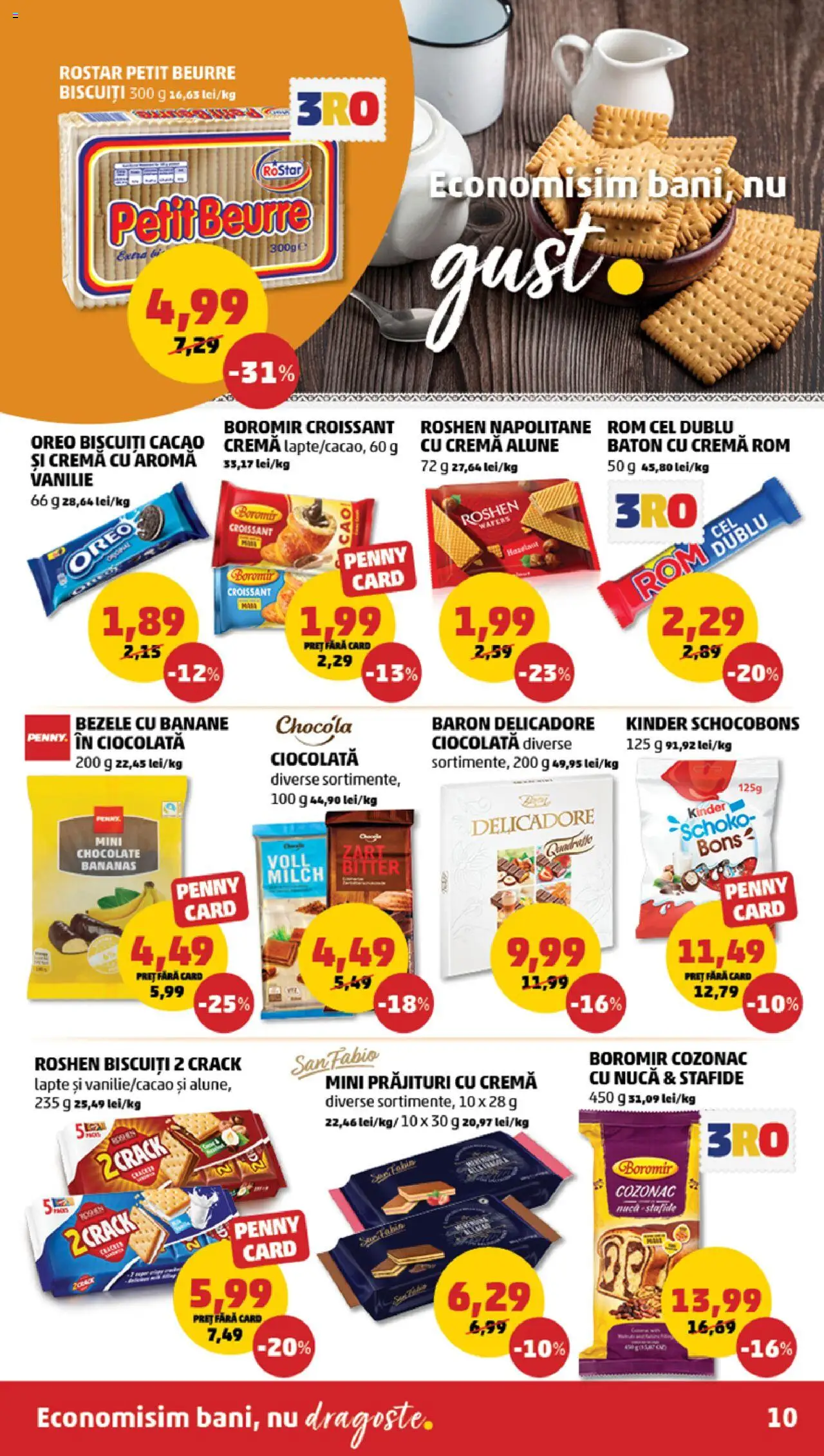 Catalog PENNY Market 29 Ianuarie - 4 Februarie 2025 | Pagina 10 | Produse: Cremă, Rom, Banane, Cacao