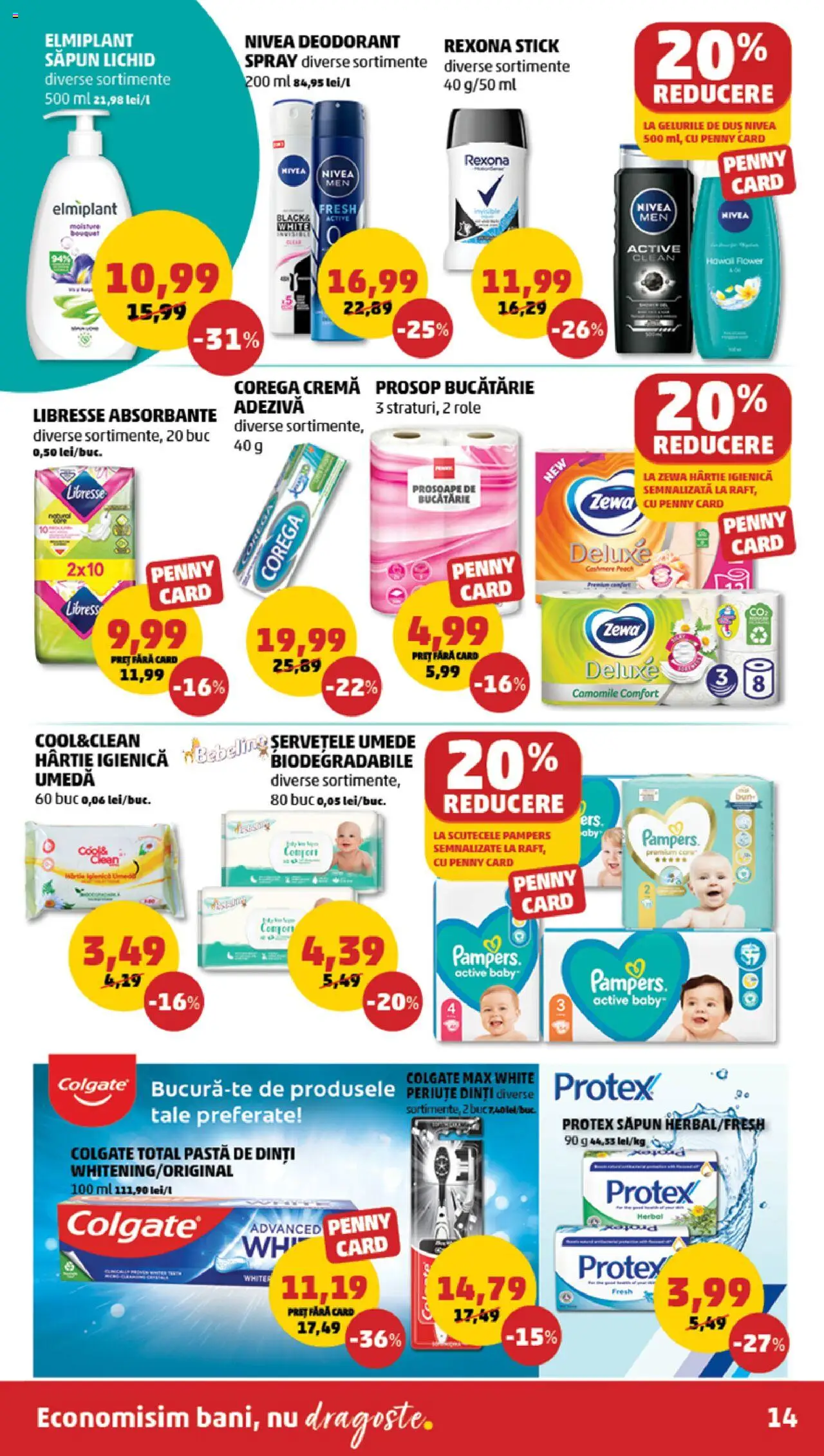 Catalog PENNY Market 29 Ianuarie - 4 Februarie 2025 | Pagina 14 | Produse: Duș, Deodorant, Săpun lichid, Șervețele umede