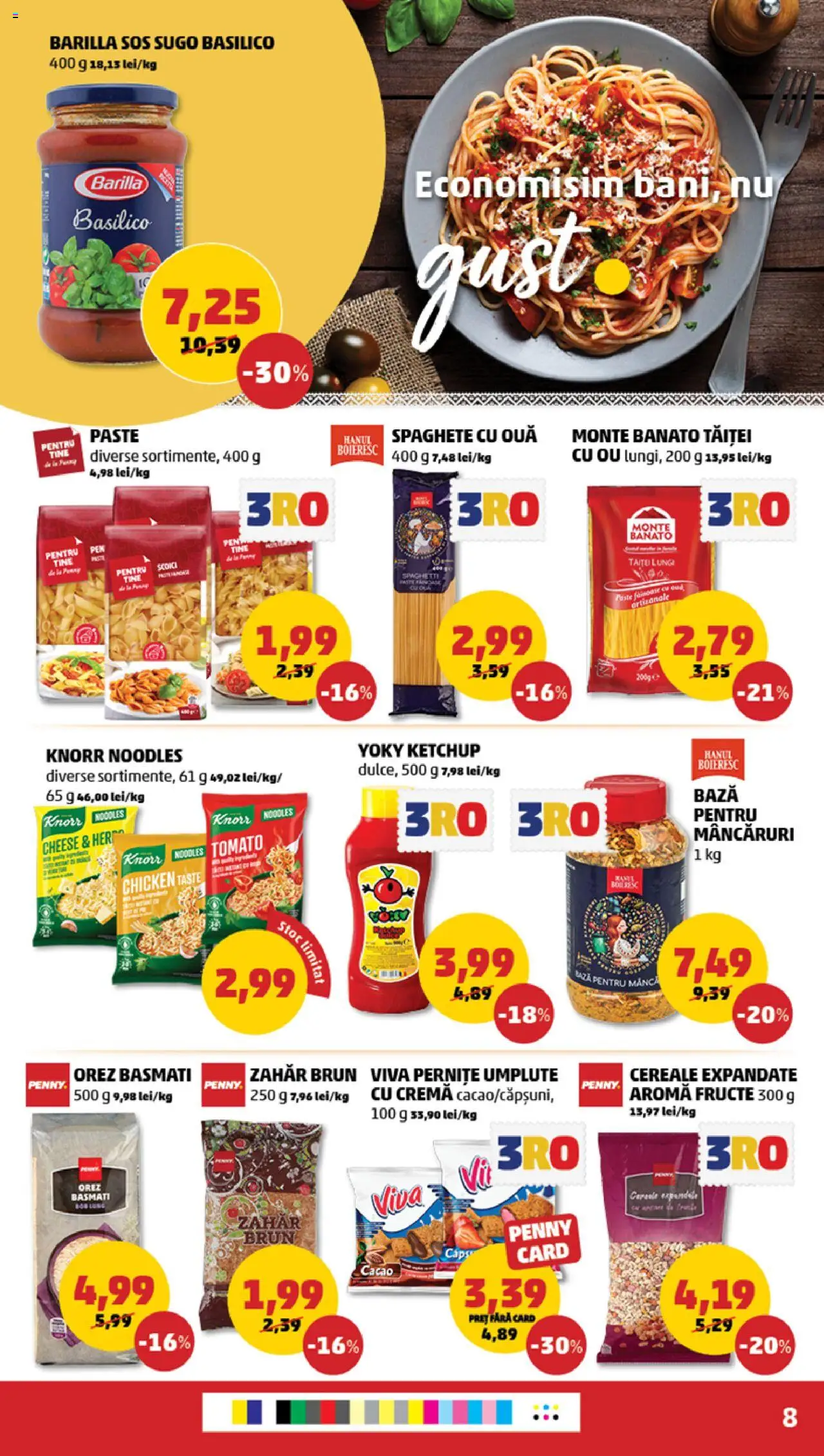 Catalog PENNY Market 29 Ianuarie - 4 Februarie 2025 | Pagina 8 | Produse: Cremă, Orez, Ketchup, Cacao