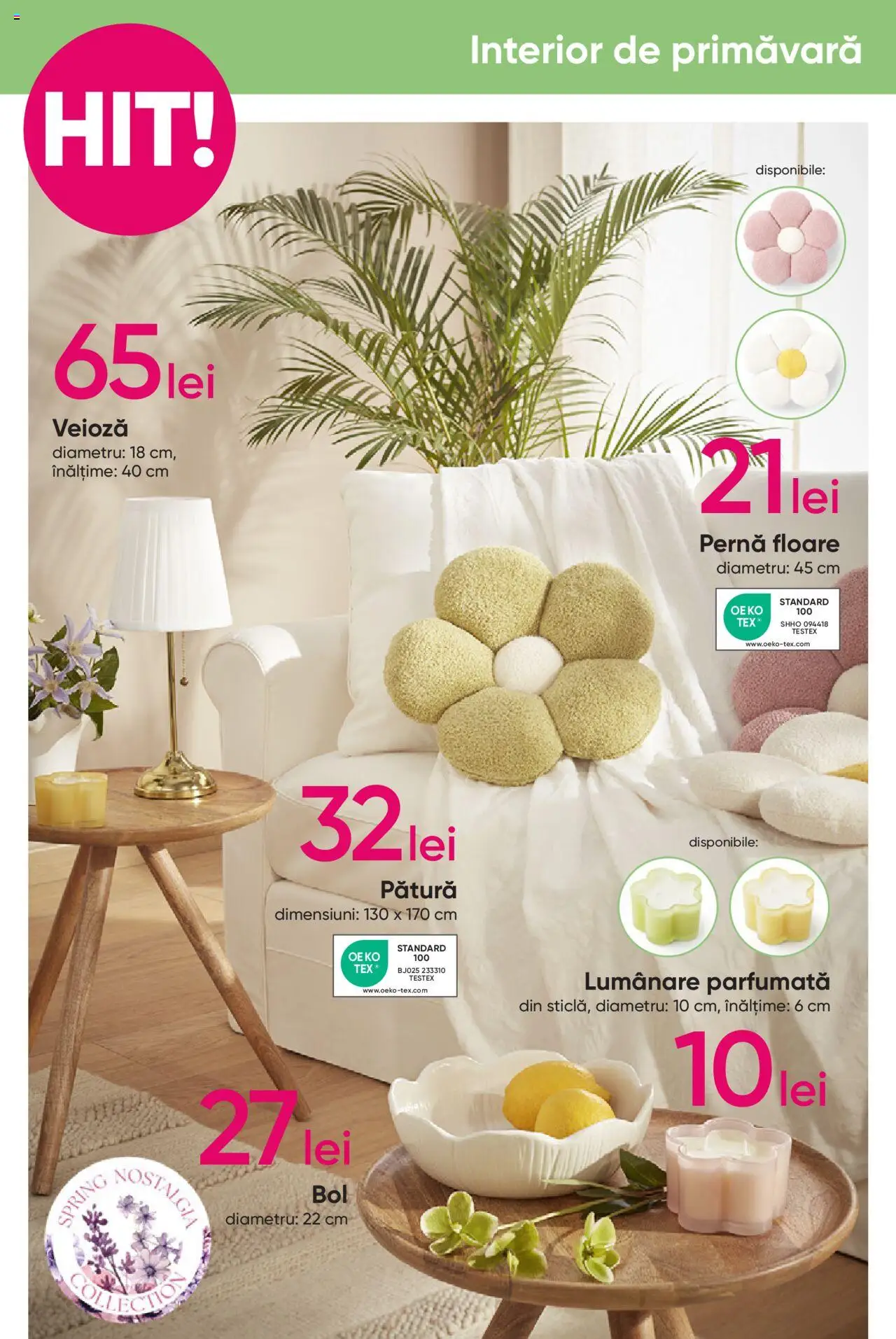 Catalog Pepco 30 Ianuarie - 12 Februarie 2025 | Pagina 10 | Produse: Pernă, Pătură, Lumânare, Veioză
