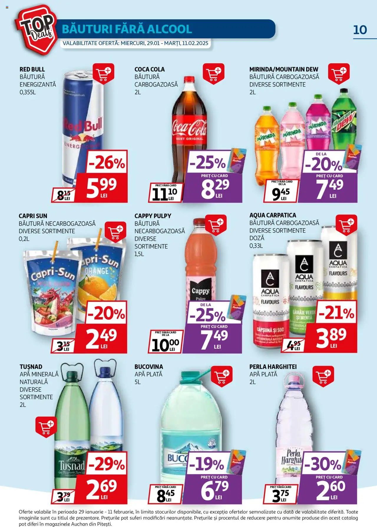 Catalog Auchan 29 Ianuarie - 11 Februarie 2025 | Pagina 10 | Produse: Apă