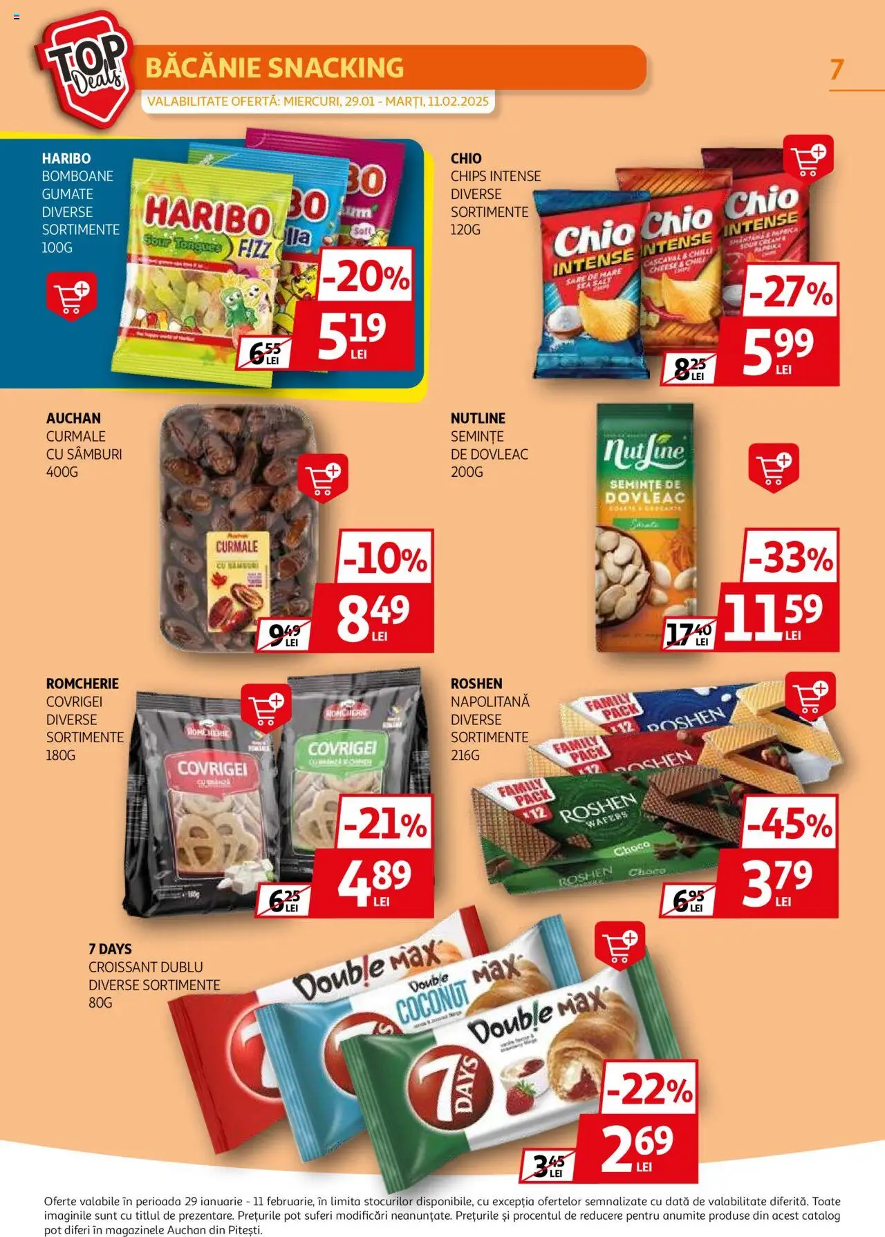 Catalog Auchan 29 Ianuarie - 11 Februarie 2025 | Pagina 7 | Produse: Chilli, Dovleac, Cașcaval, Semințe