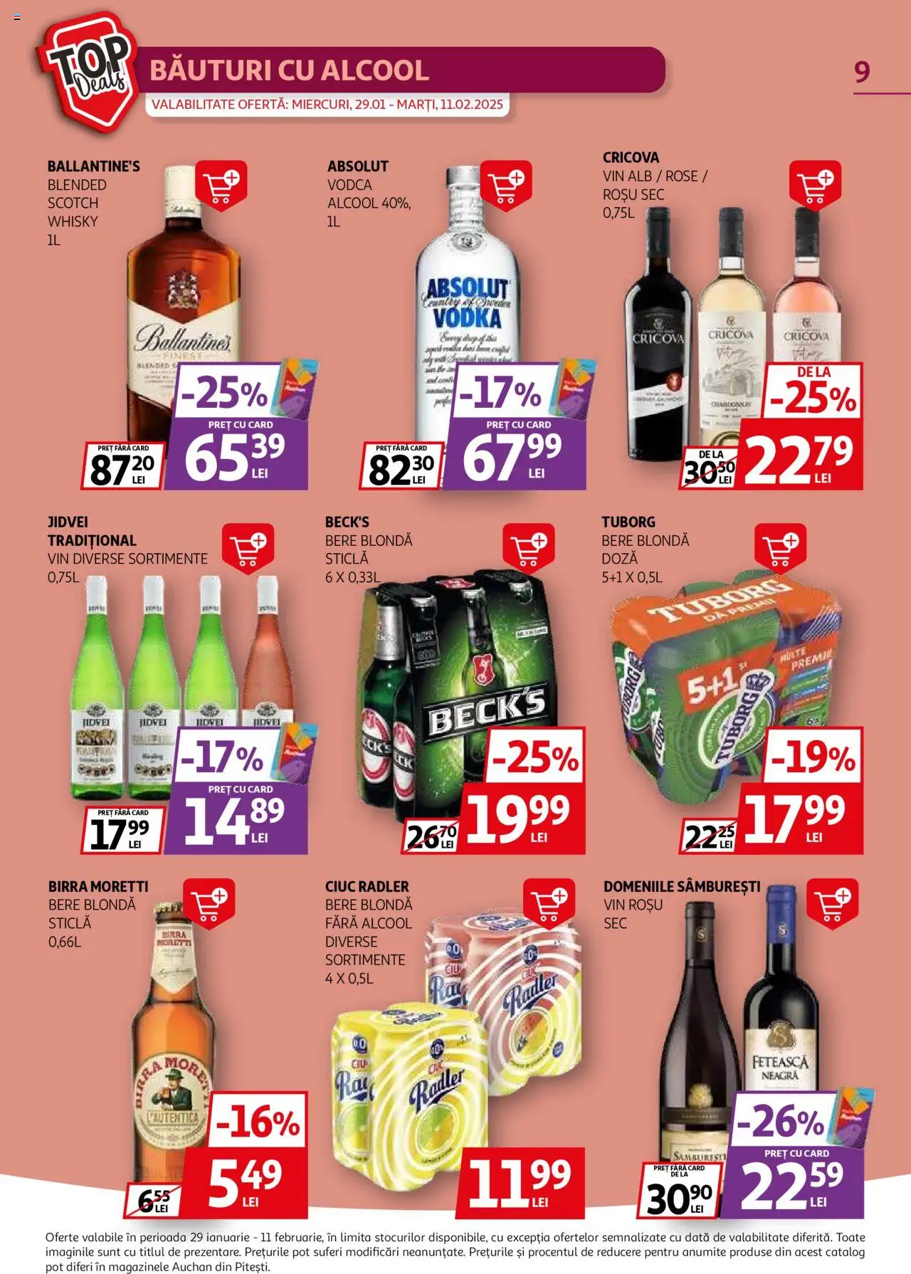 Catalog Auchan 29 Ianuarie - 11 Februarie 2025 | Pagina 9 | Produse: Blender, Vin, Bere, Vodka