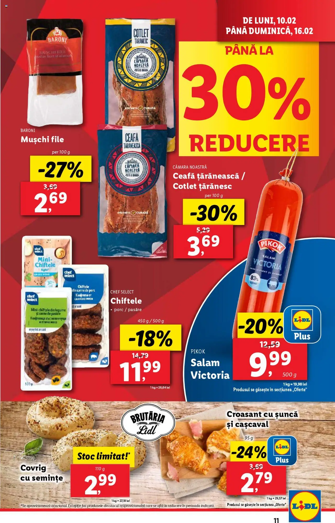 Catalog LIDL 10 - 16 Februarie 2025 | Pagina 11 | Produse: Cașcaval, Semințe, Șuncă, Legume