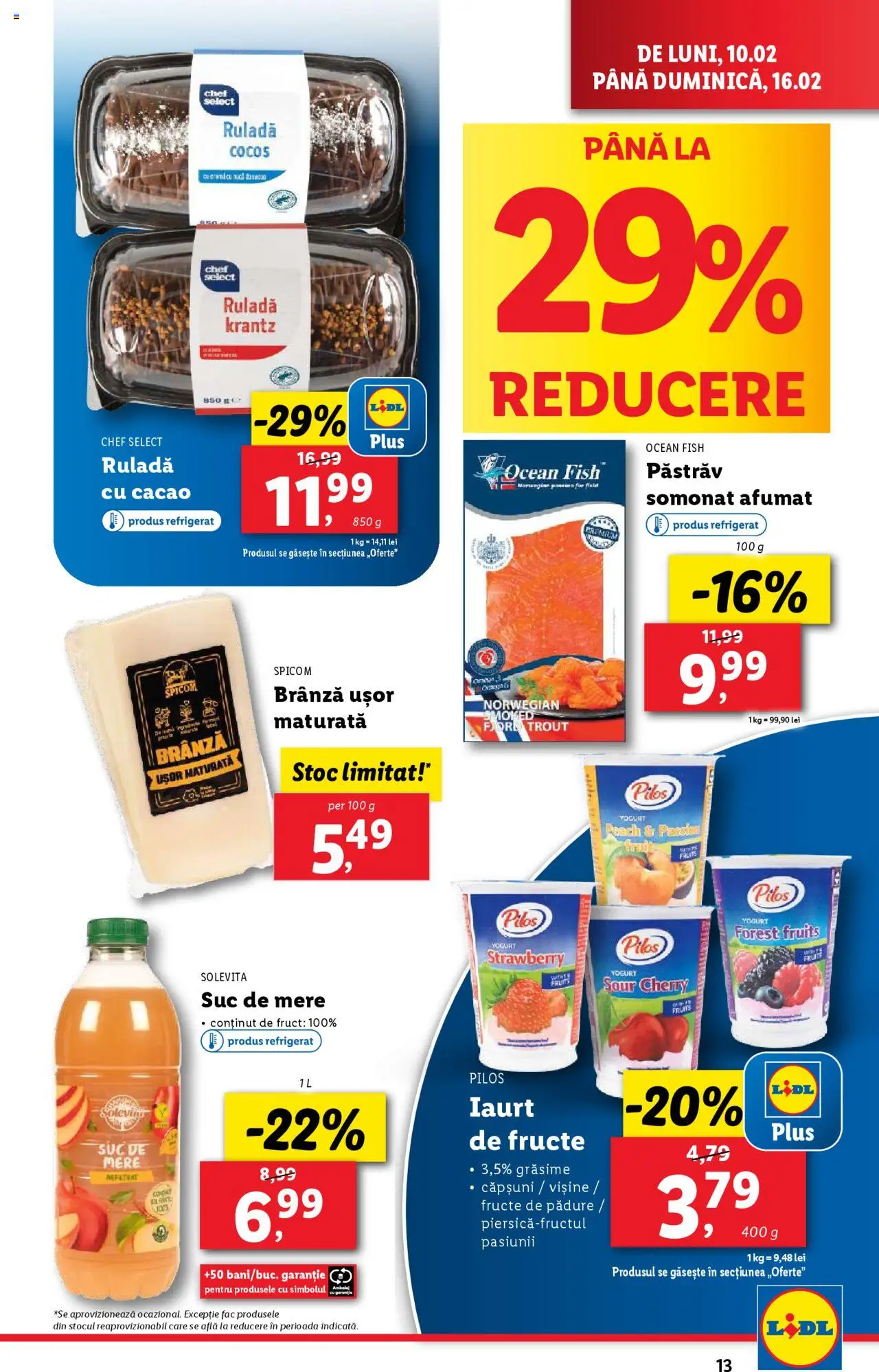 Catalog LIDL 10 - 16 Februarie 2025 | Pagina 13 | Produse: Brânză, Mere, Căpșuni, Cacao