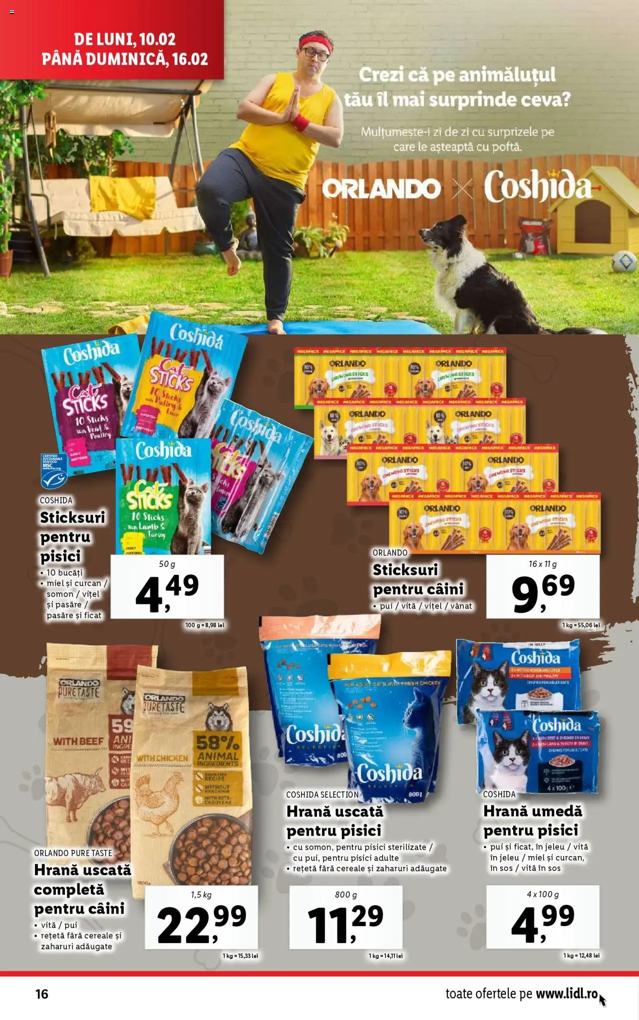 Catalog LIDL 10 - 16 Februarie 2025 | Pagina 16 | Produse: Sticksuri, Cereale, Sos