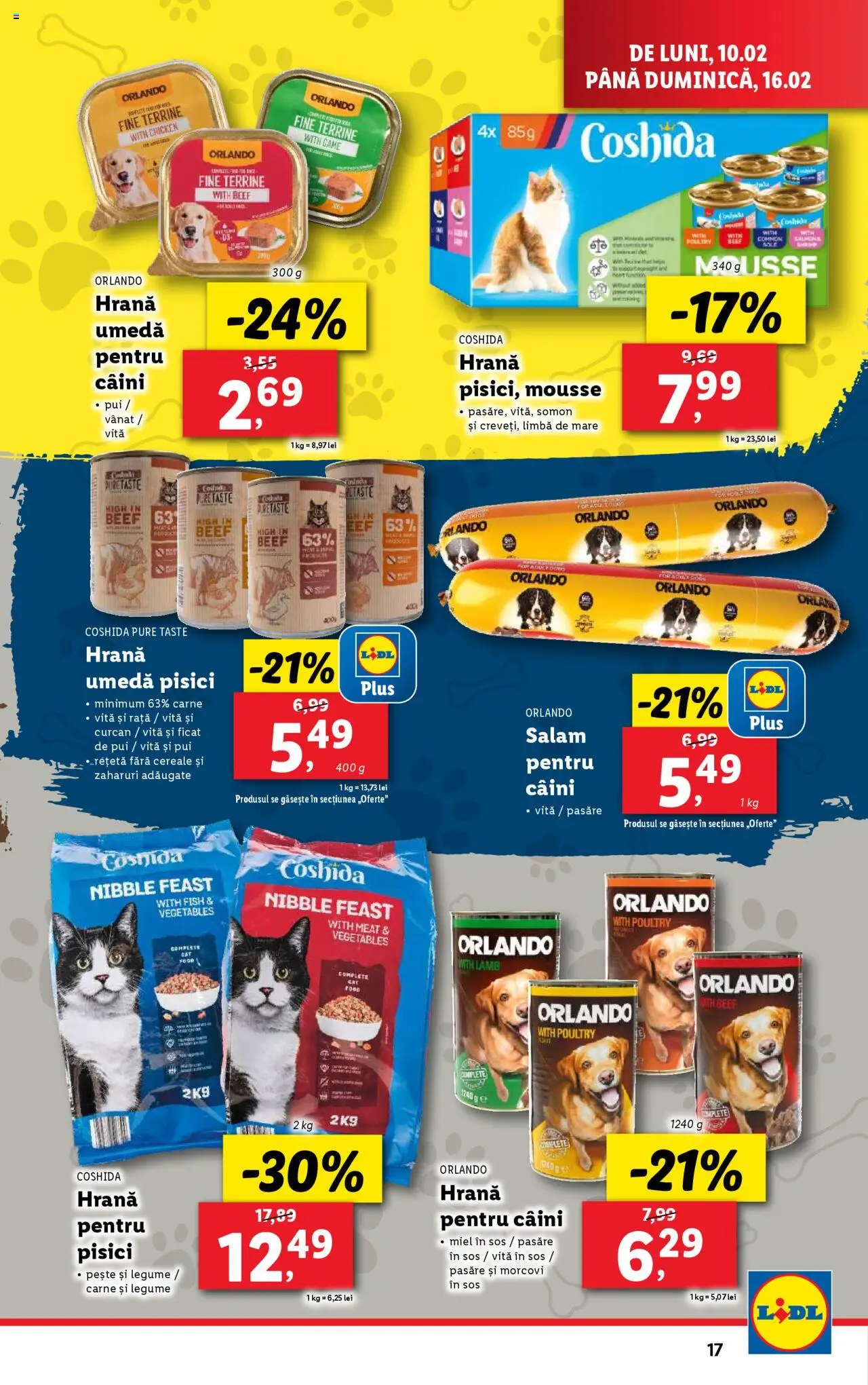 Catalog LIDL 10 - 16 Februarie 2025 | Pagina 17 | Produse: Pește, Cereale, Morcovi, Legume
