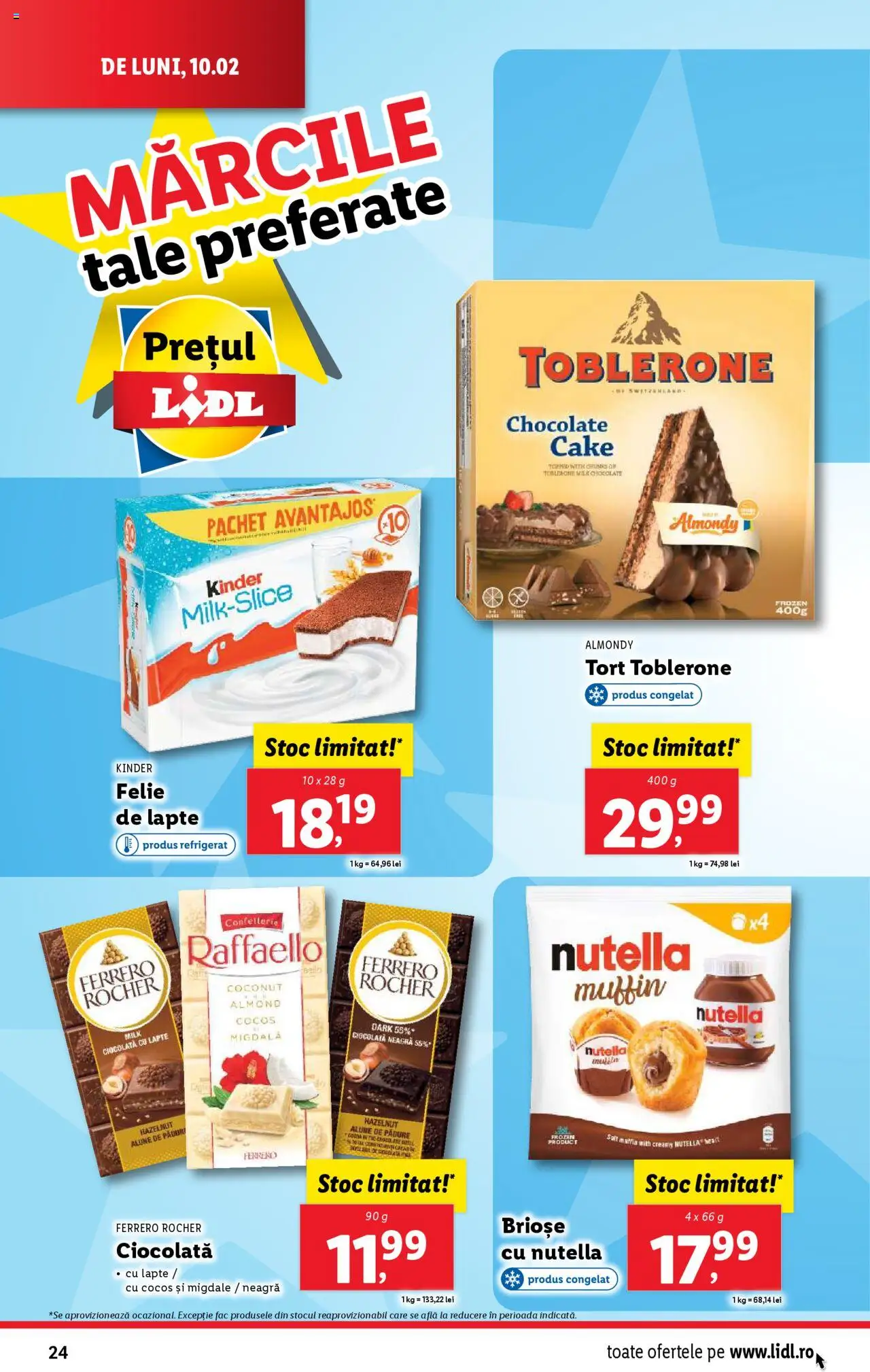 Catalog LIDL 10 - 16 Februarie 2025 | Pagina 24 | Produse: Tort, Migdale, Alune, Lapte