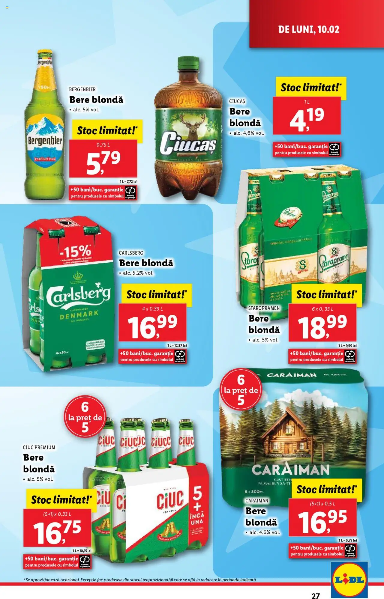 Catalog LIDL 10 - 16 Februarie 2025 | Pagina 27 | Produse: Bere