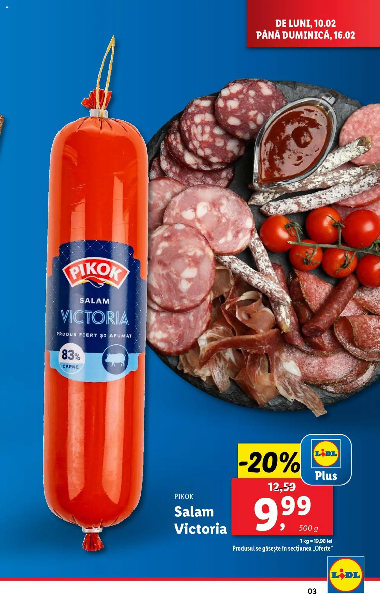 Catalog LIDL 10 - 16 Februarie 2025 | Pagina 3 | Produse: Salam