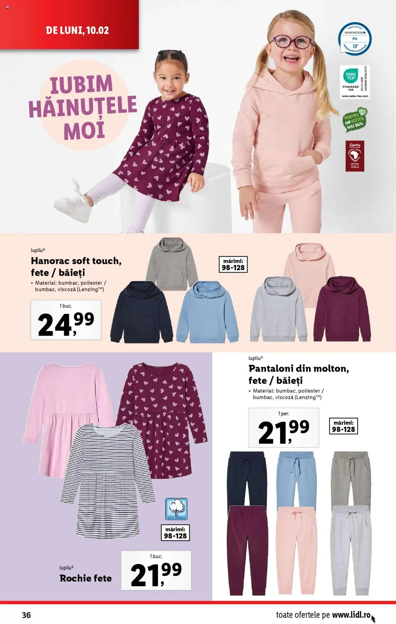 Catalog LIDL 10 - 16 Februarie 2025 | Pagina 36 | Produse: Rochie, Pantaloni