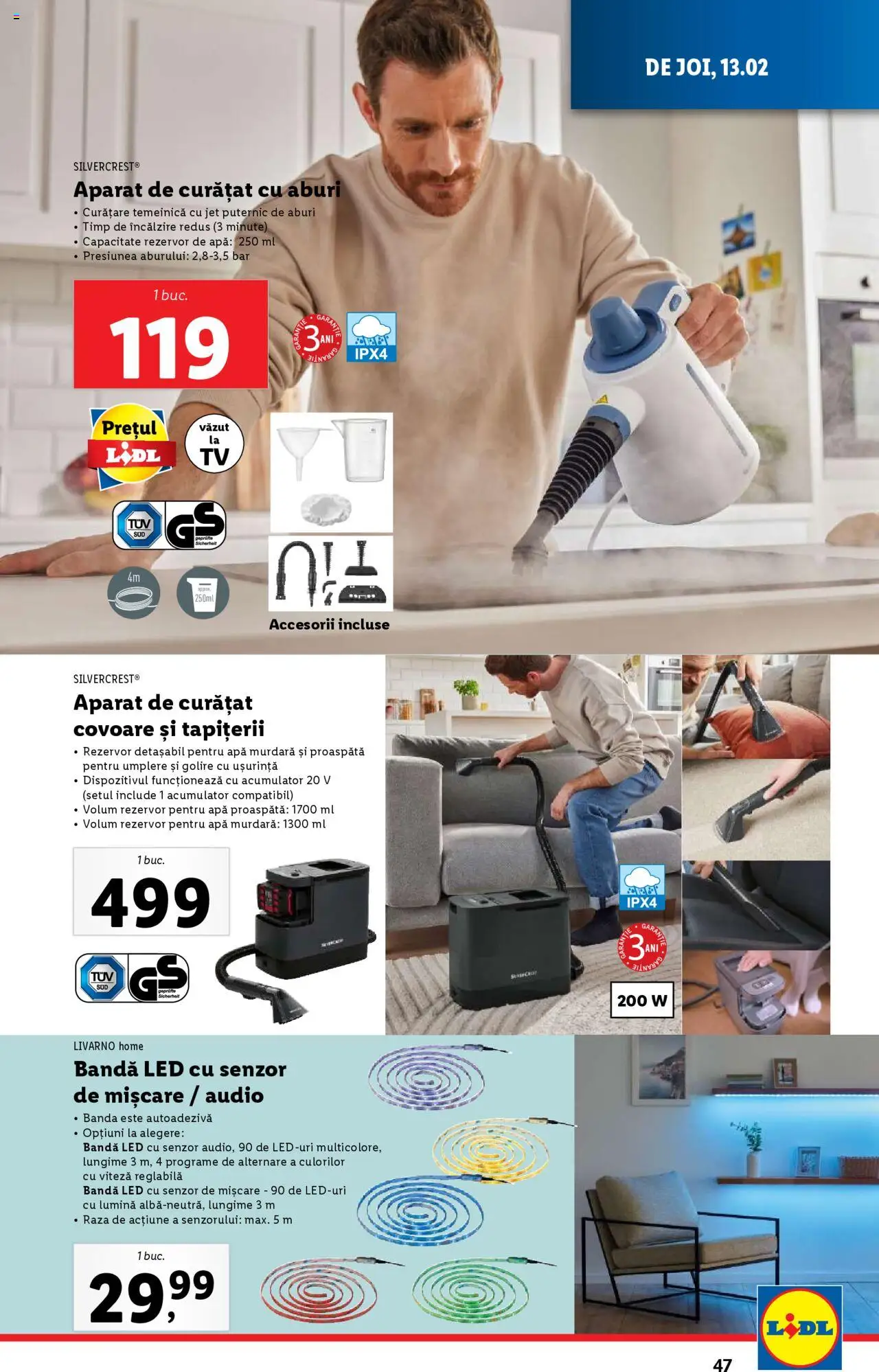 Catalog LIDL 10 - 16 Februarie 2025 | Pagina 47 | Produse: Audio, Apă