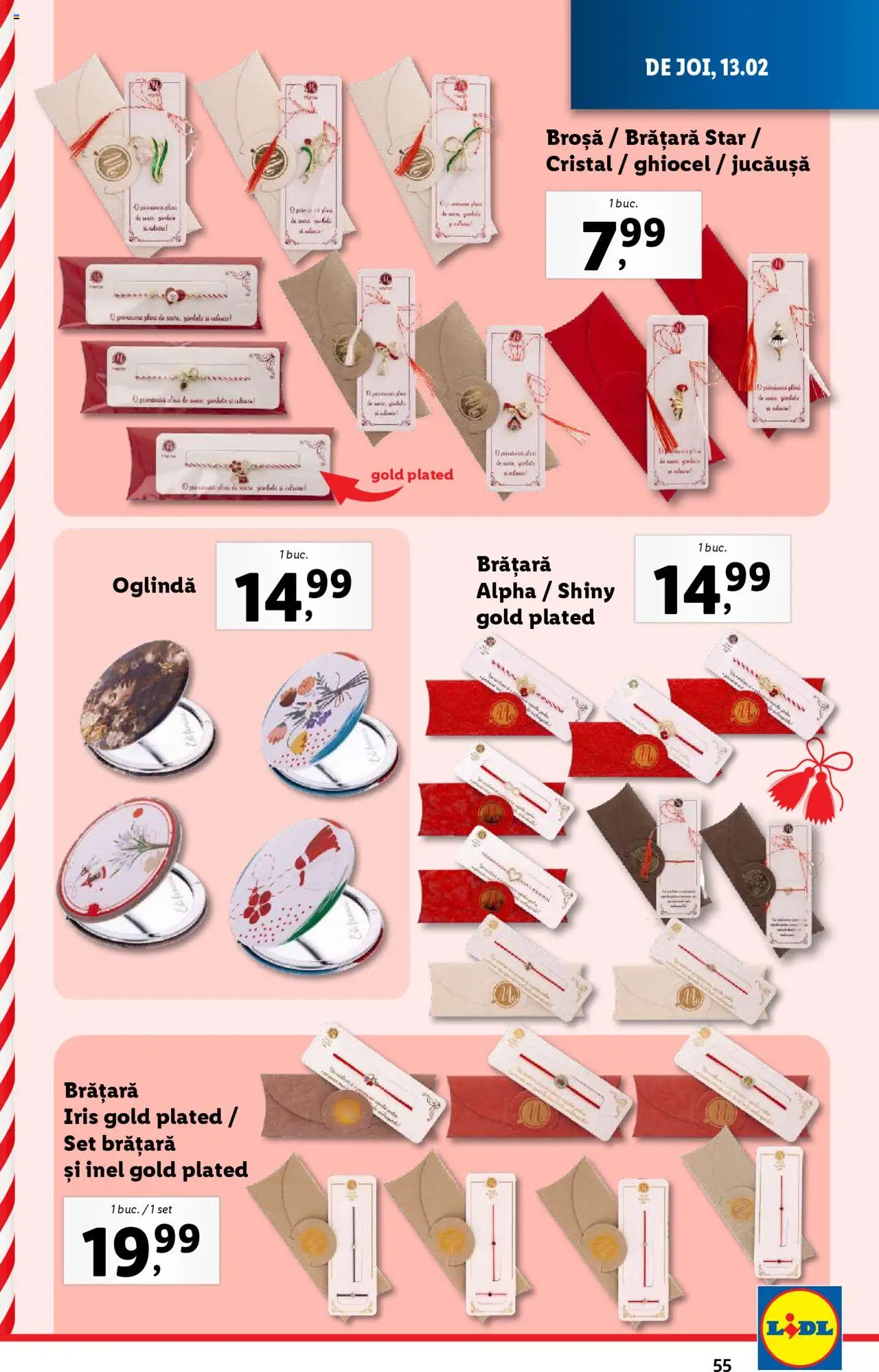 Catalog LIDL 10 - 16 Februarie 2025 | Pagina 55 | Produse: Inel, Brățară, Broșă, Oglindă