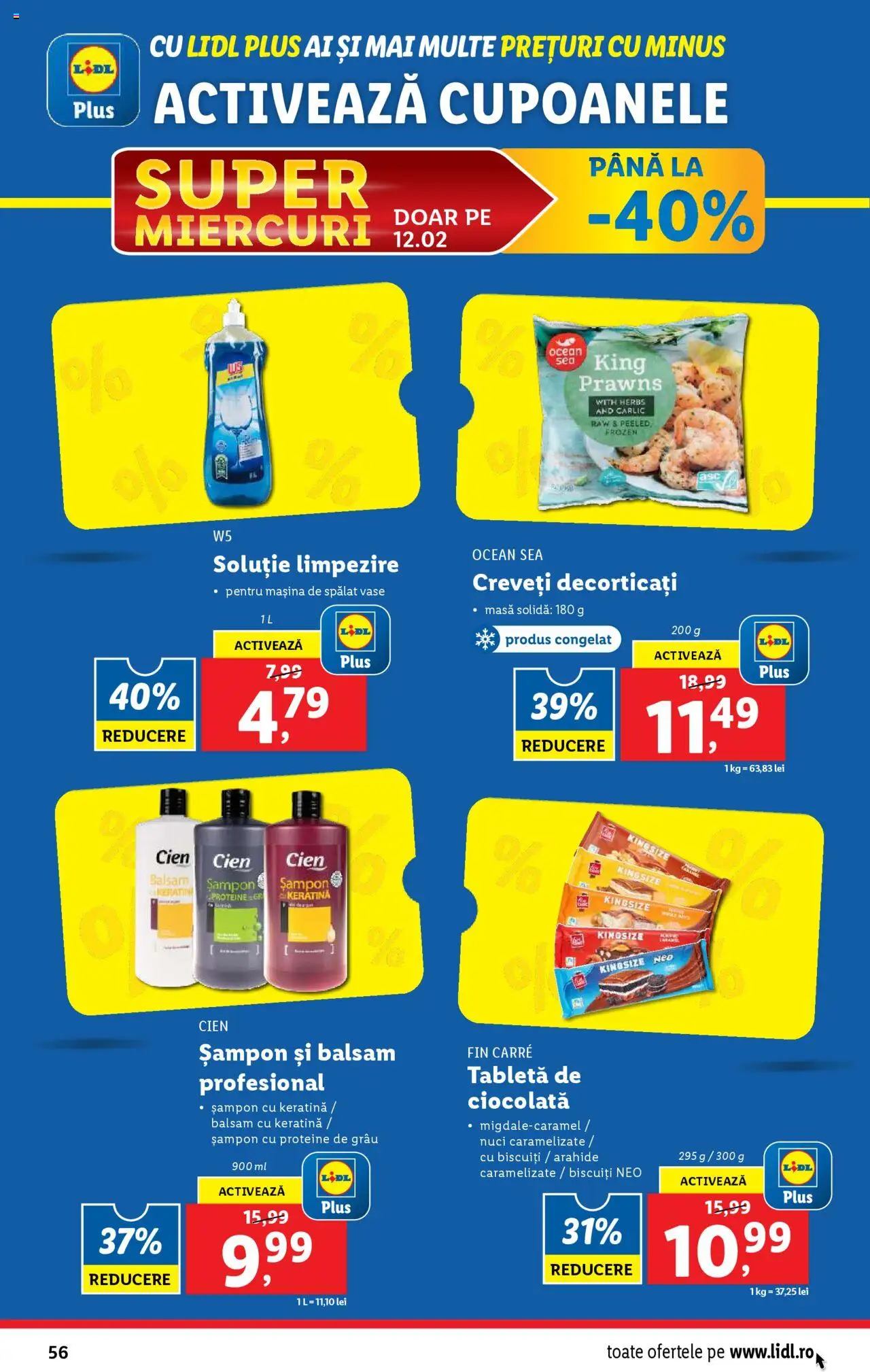 Catalog LIDL 10 - 16 Februarie 2025 | Pagina 56 | Produse: Tabletă, Mașină De Spălat Vase, Arahide, Ciocolată