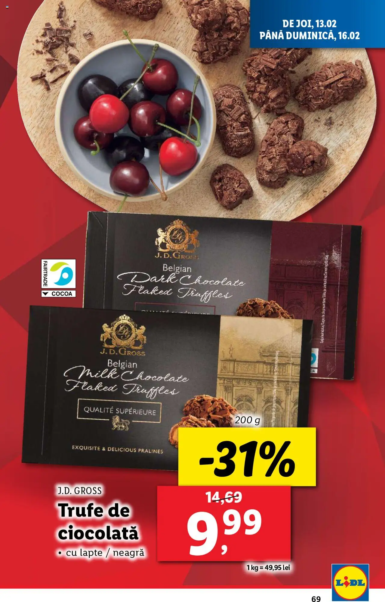Catalog LIDL 10 - 16 Februarie 2025 | Pagina 69 | Produse: Lapte, Ciocolată