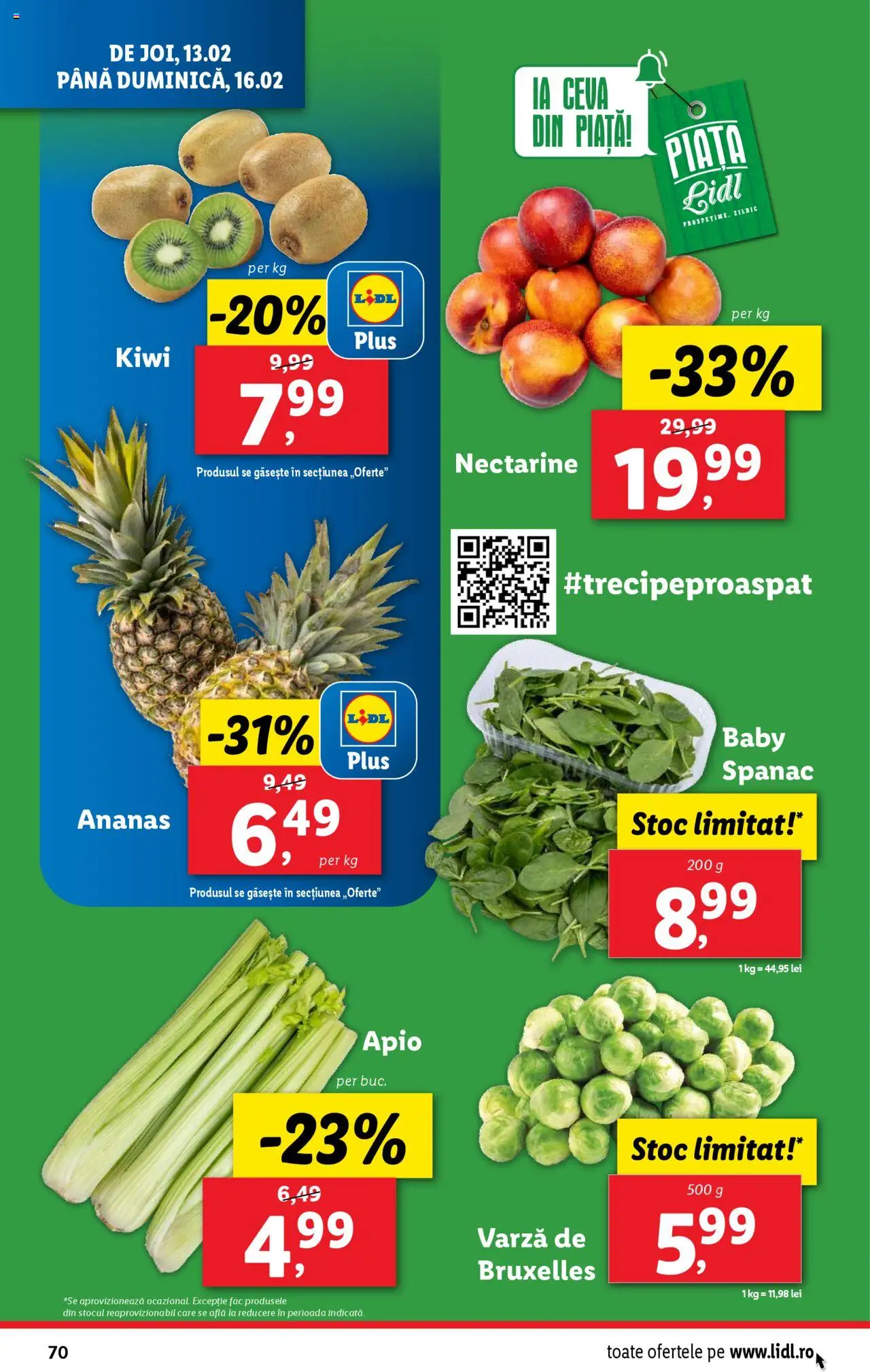 Catalog LIDL 10 - 16 Februarie 2025 | Pagina 70 | Produse: Varză, Ananas, Kiwi