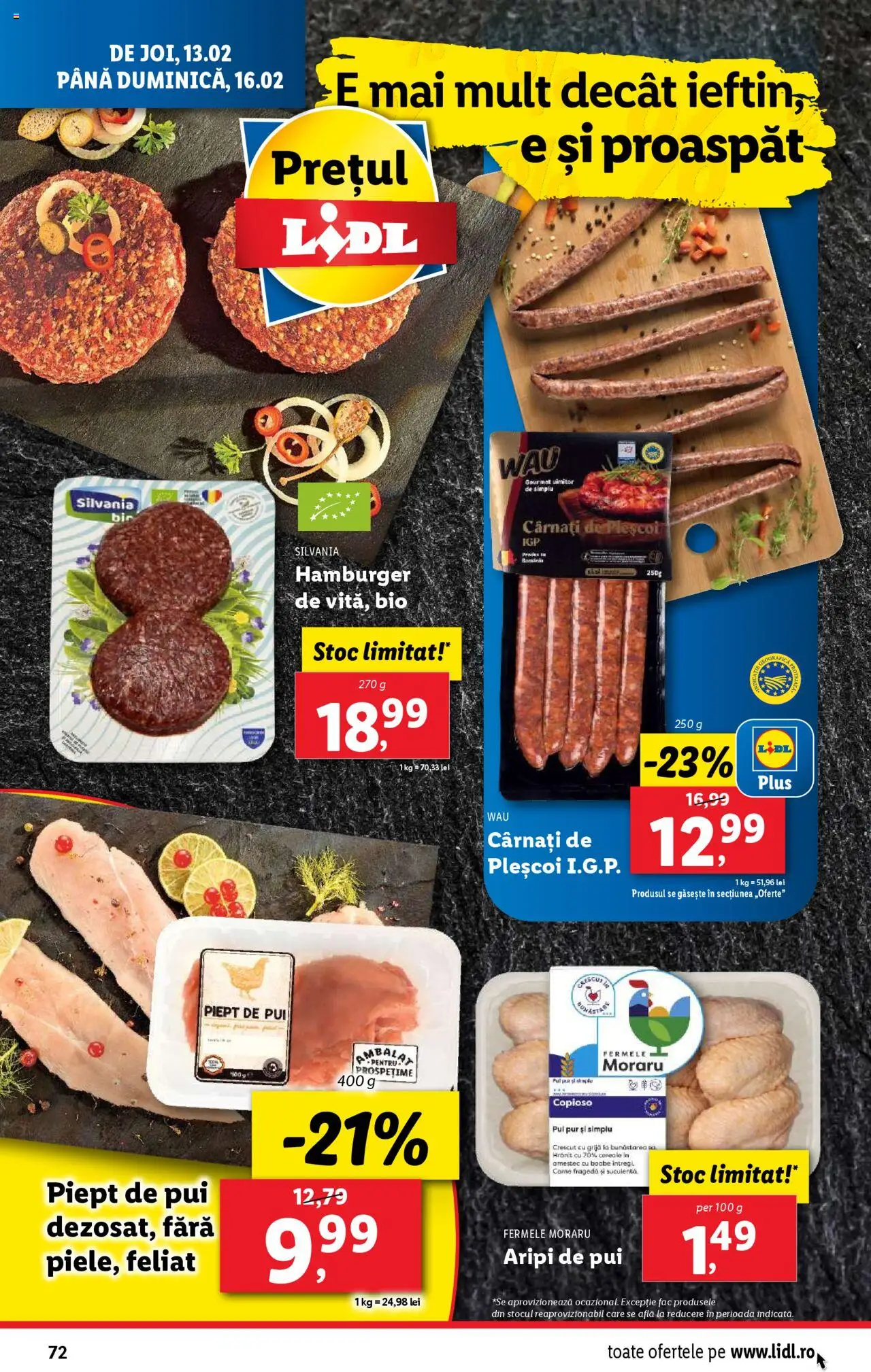 Catalog LIDL 10 - 16 Februarie 2025 | Pagina 72 | Produse: Cereale, Cârnați