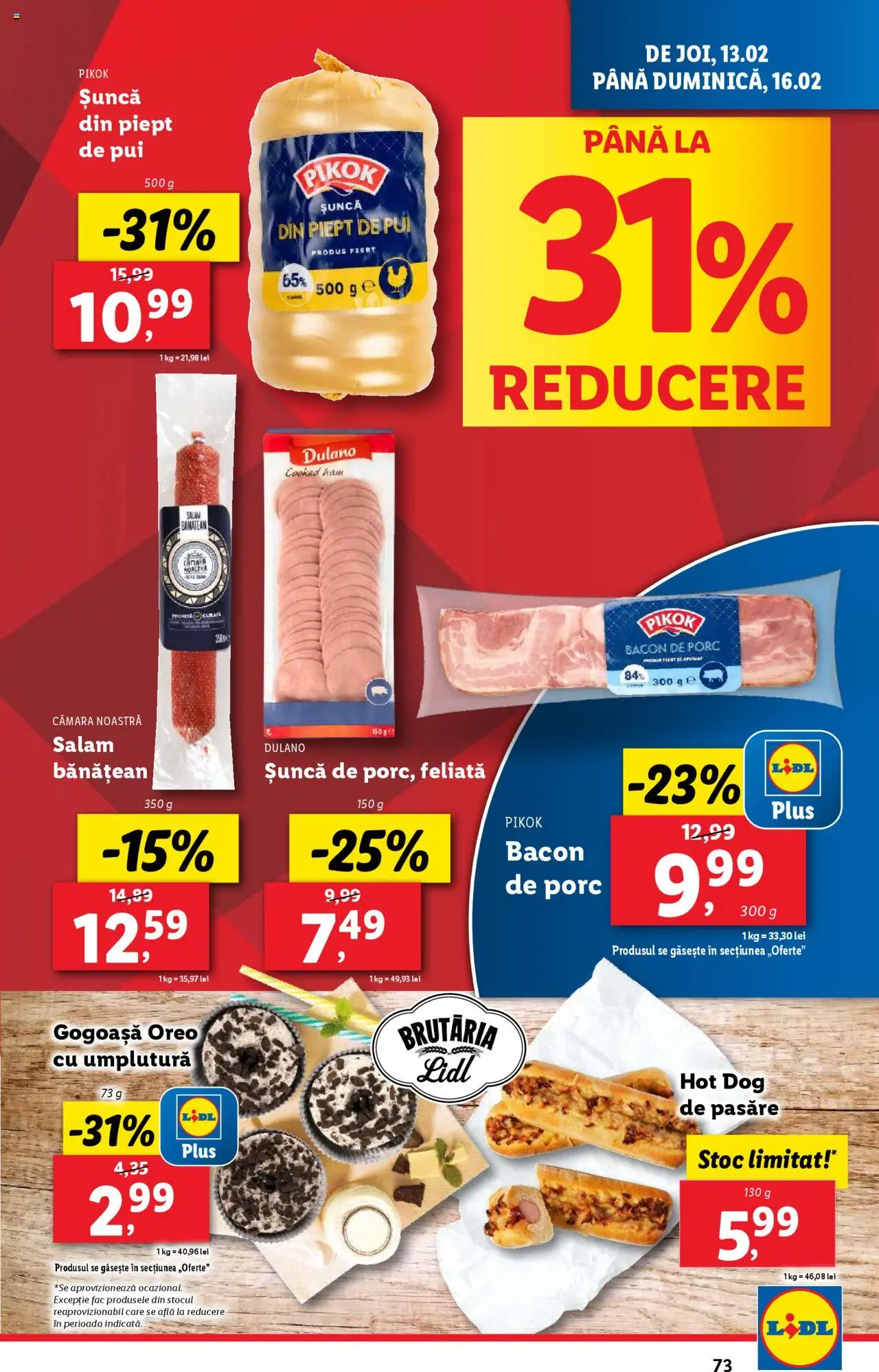Catalog LIDL 10 - 16 Februarie 2025 | Pagina 73 | Produse: Bacon, Salam, Șuncă