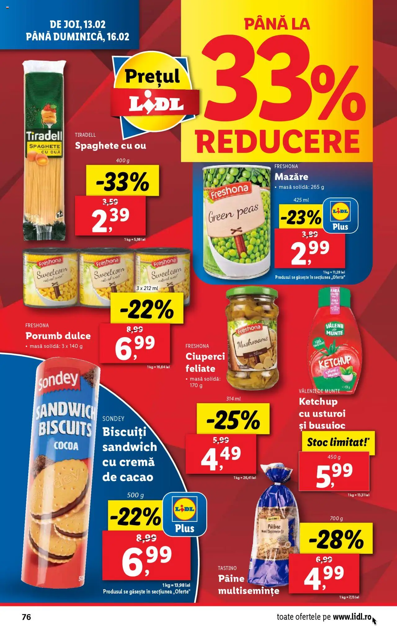 Catalog LIDL 10 - 16 Februarie 2025 | Pagina 76 | Produse: Pară, Ciuperci, Cremă, Cacao