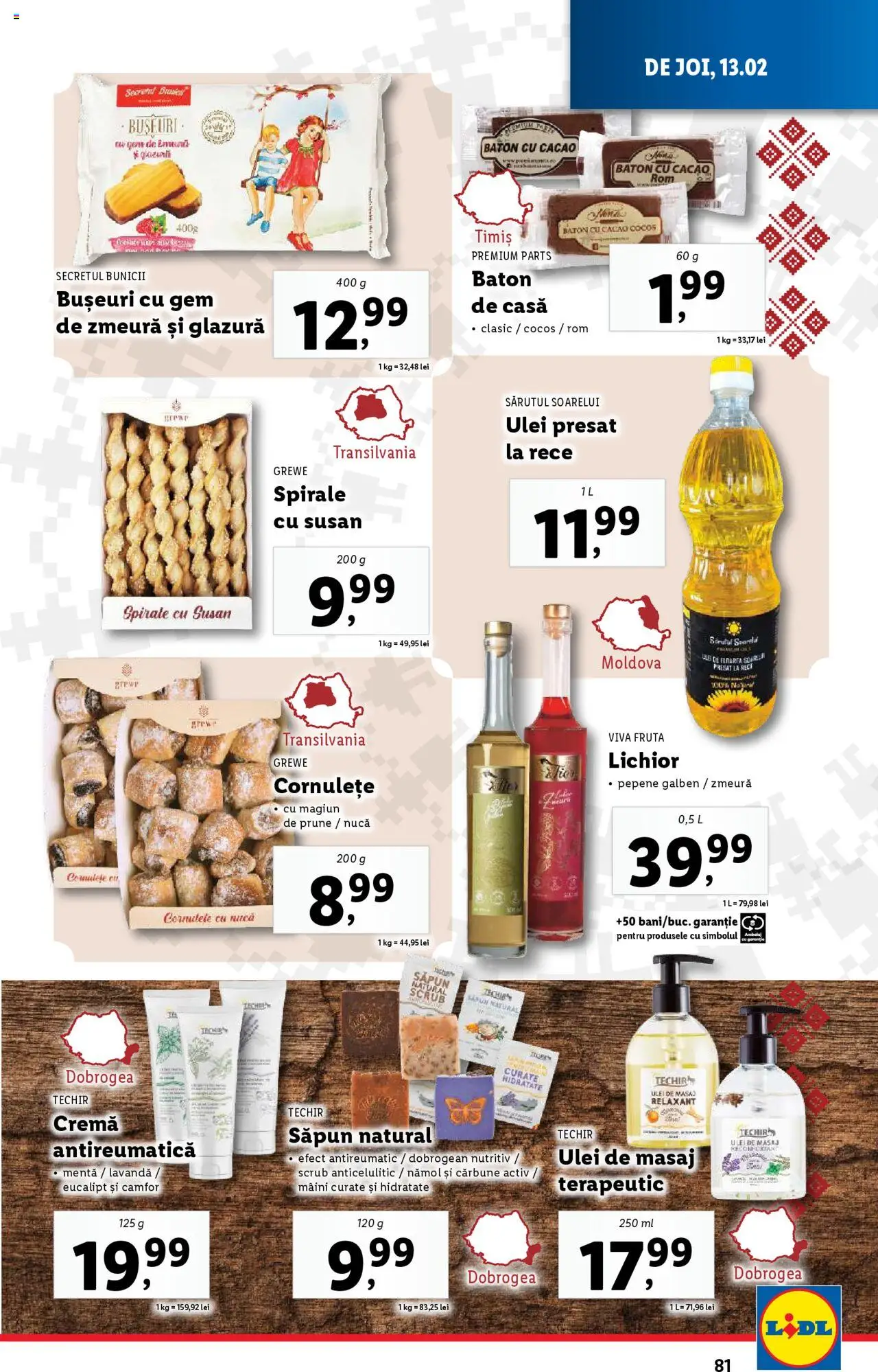 Catalog LIDL 10 - 16 Februarie 2025 | Pagina 81 | Produse: Zmeură, Gem, Ulei, Săpun