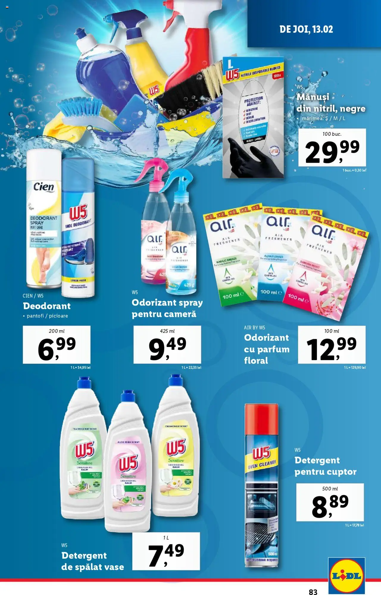 Catalog LIDL 10 - 16 Februarie 2025 | Pagina 83 | Produse: Mănuși, Cuptor, Pantofi, Detergent